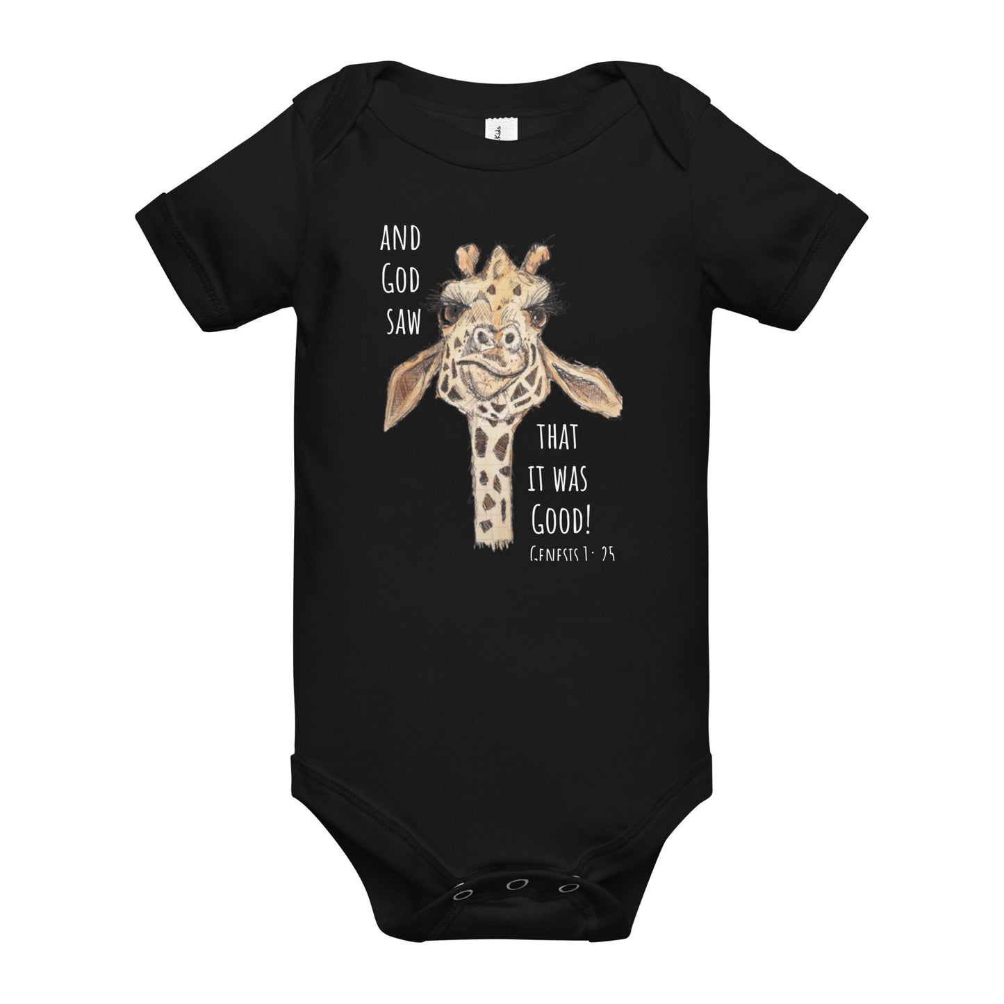Genesis Collection Giraffe- Baby short sleeve one piece