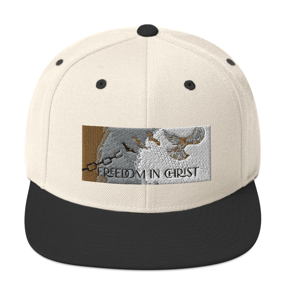 God Said "Freedom in Christ" Snapback Hat