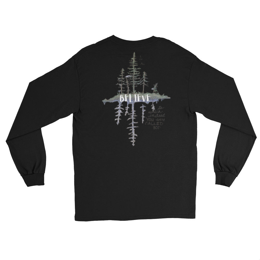 God Said "Believe" Men’s Long Sleeve Shirt