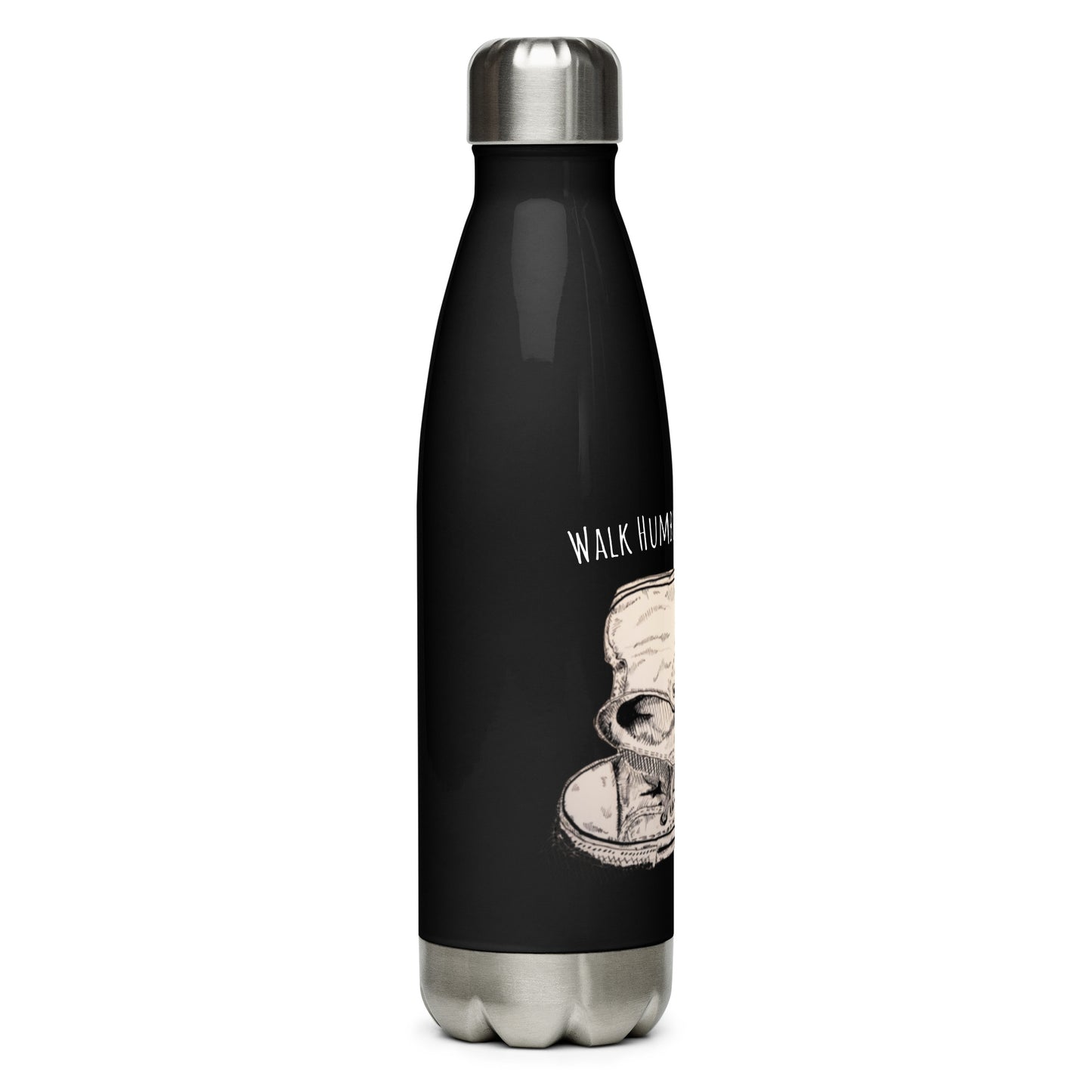 God Said "Walk Humbly" Stainless steel water bottle
