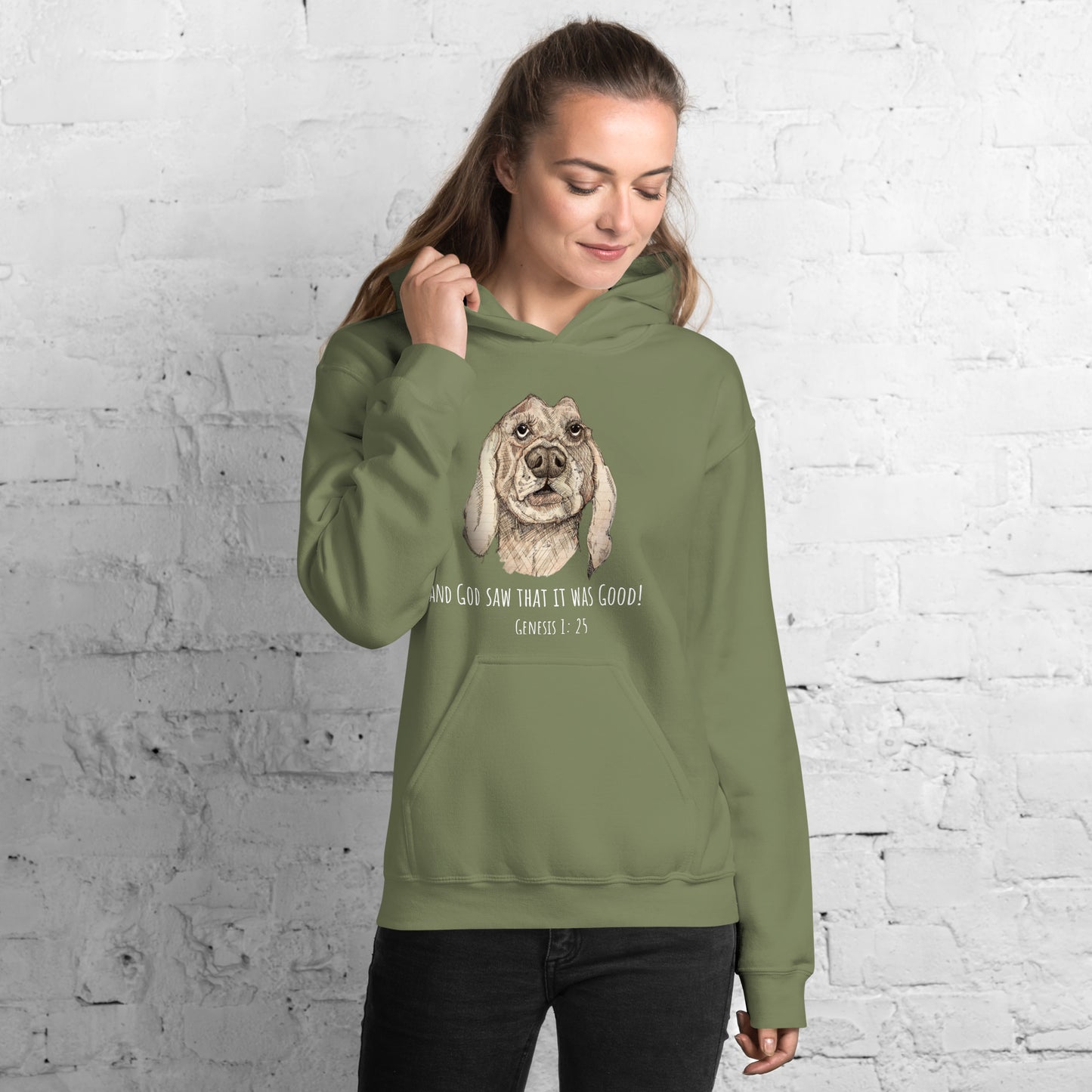 God Said "Hound Dog" Unisex sweatshirt