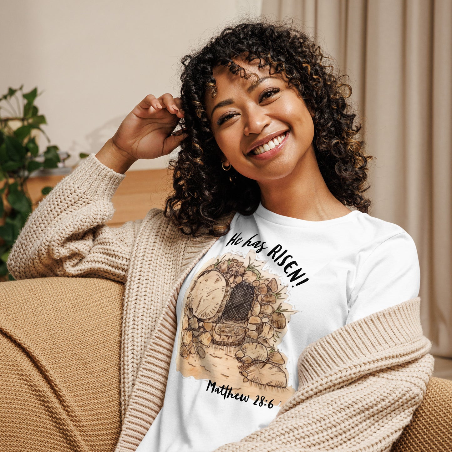 God Said "He has Risen" Women's Relaxed T-Shirt