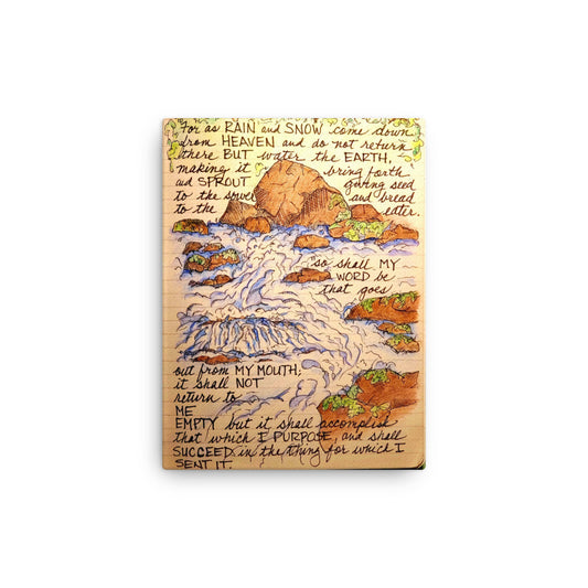 God Said "will not return empty" Canvas