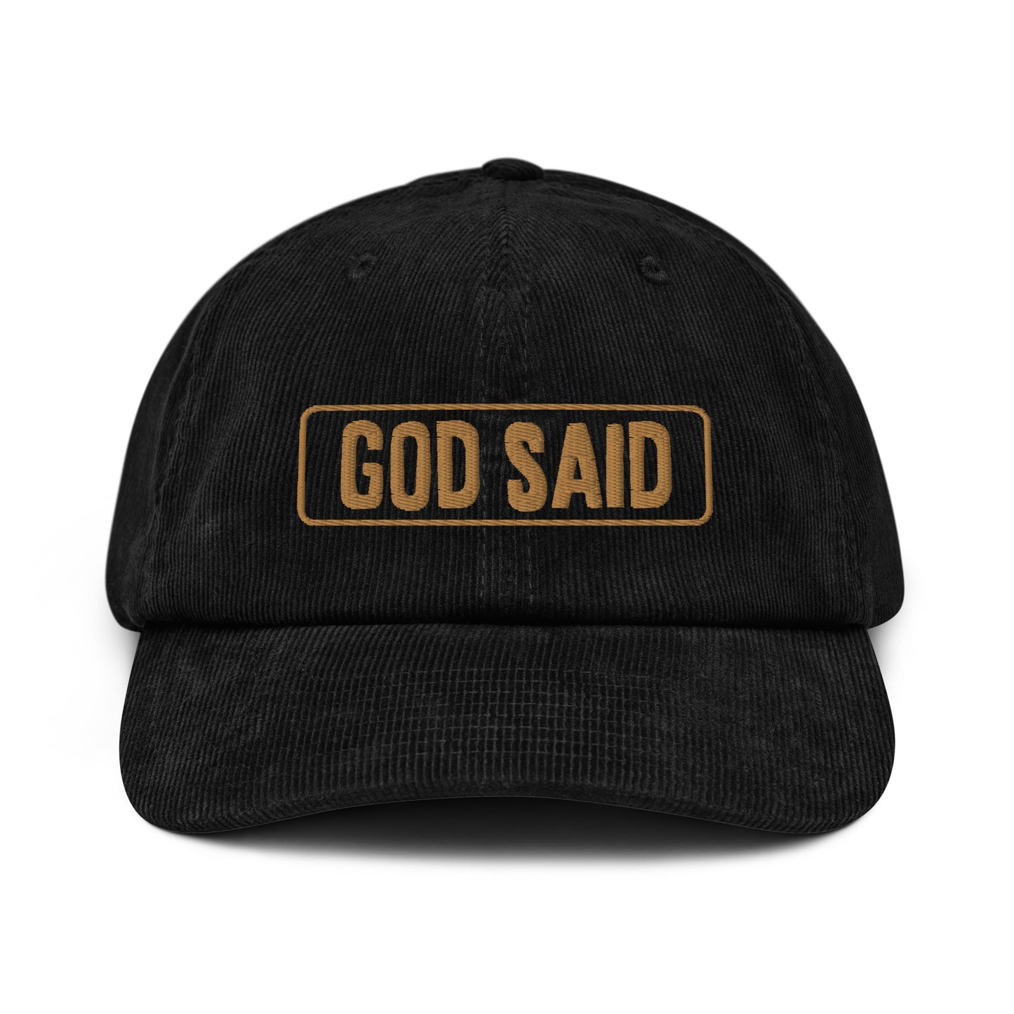 God Said "John 3"16" Corduroy hat