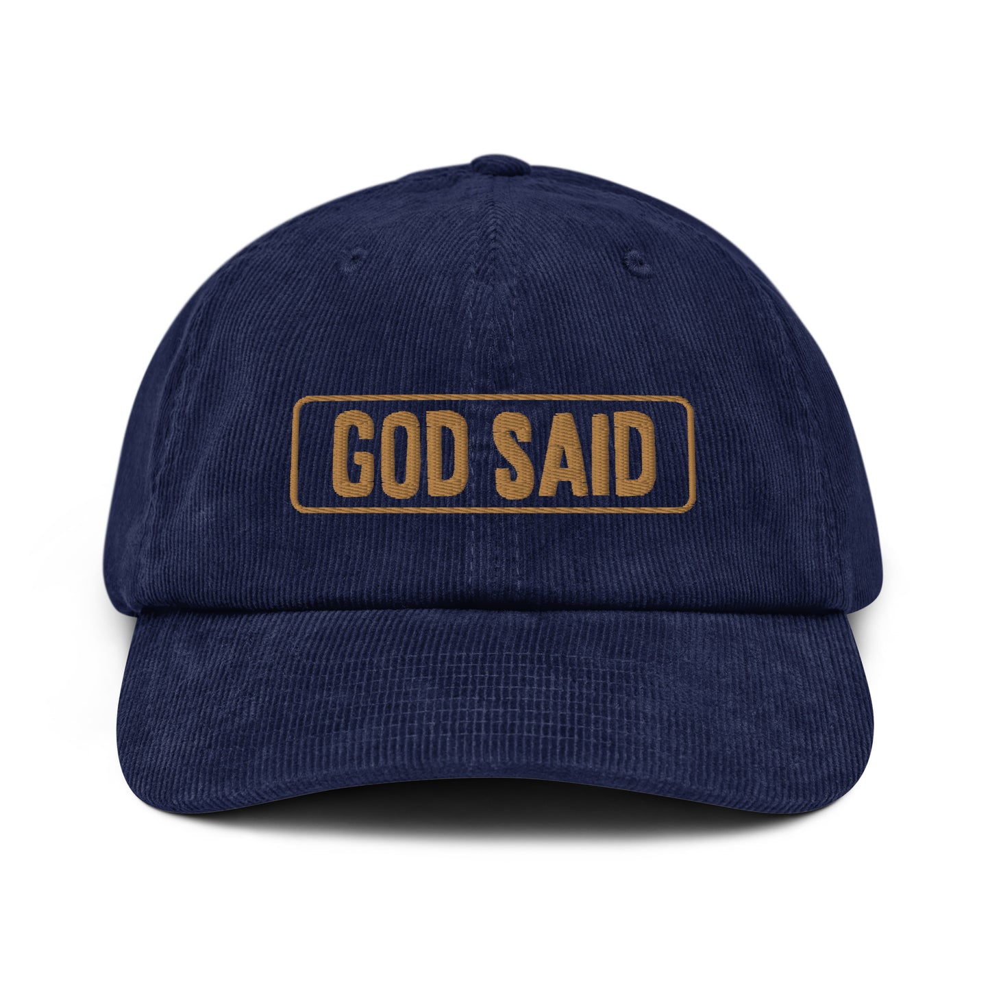 God Said "John 3"16" Corduroy hat
