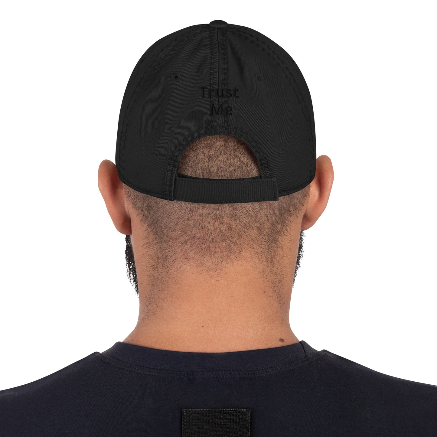 God Said "Trust Me" Distressed Dad Hat