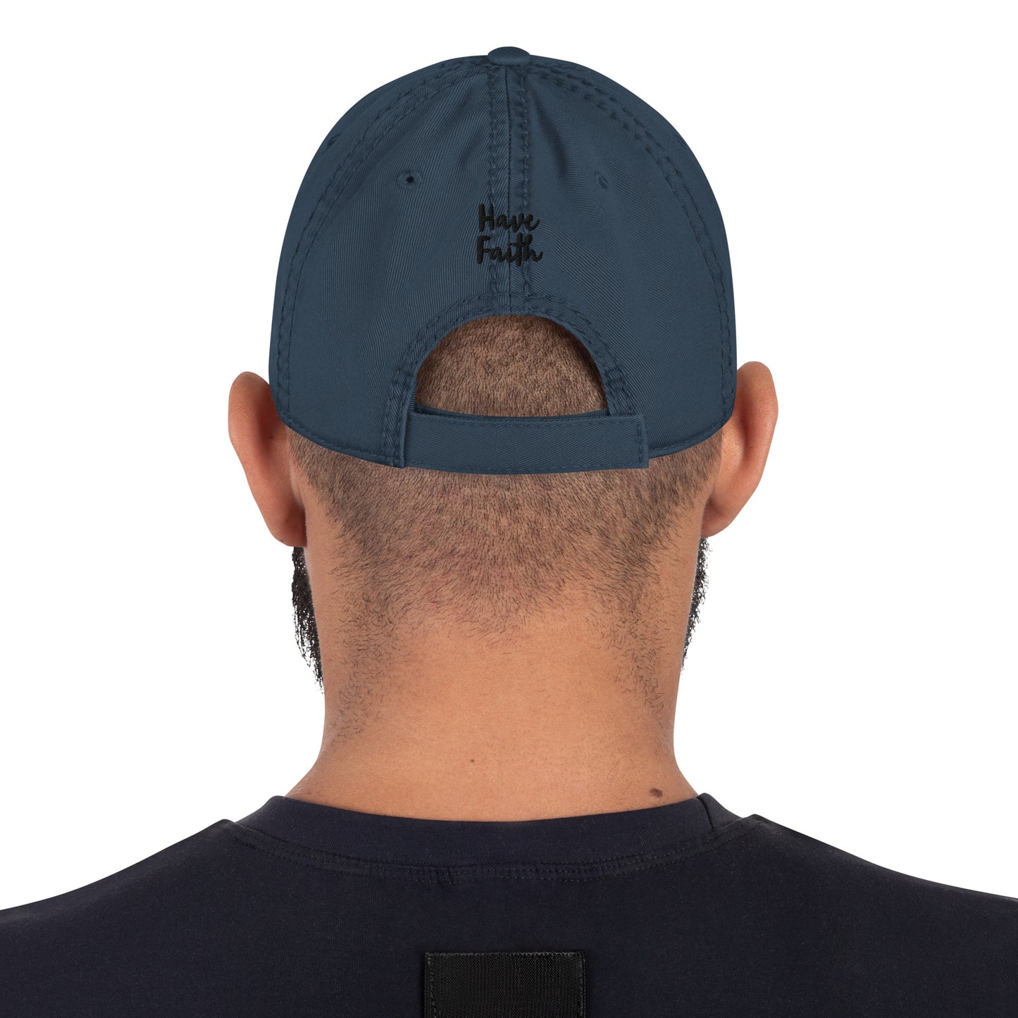 God Said "Have Faith" Distressed Dad Hat