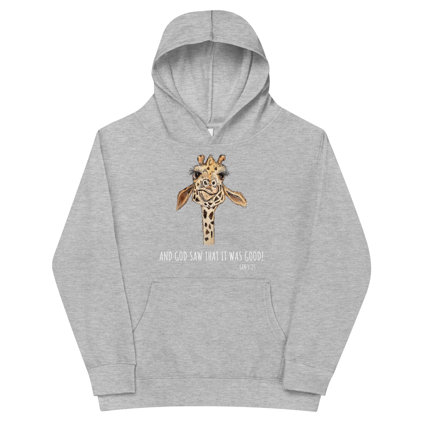 God Said "Giraffe" Kids fleece hoodie