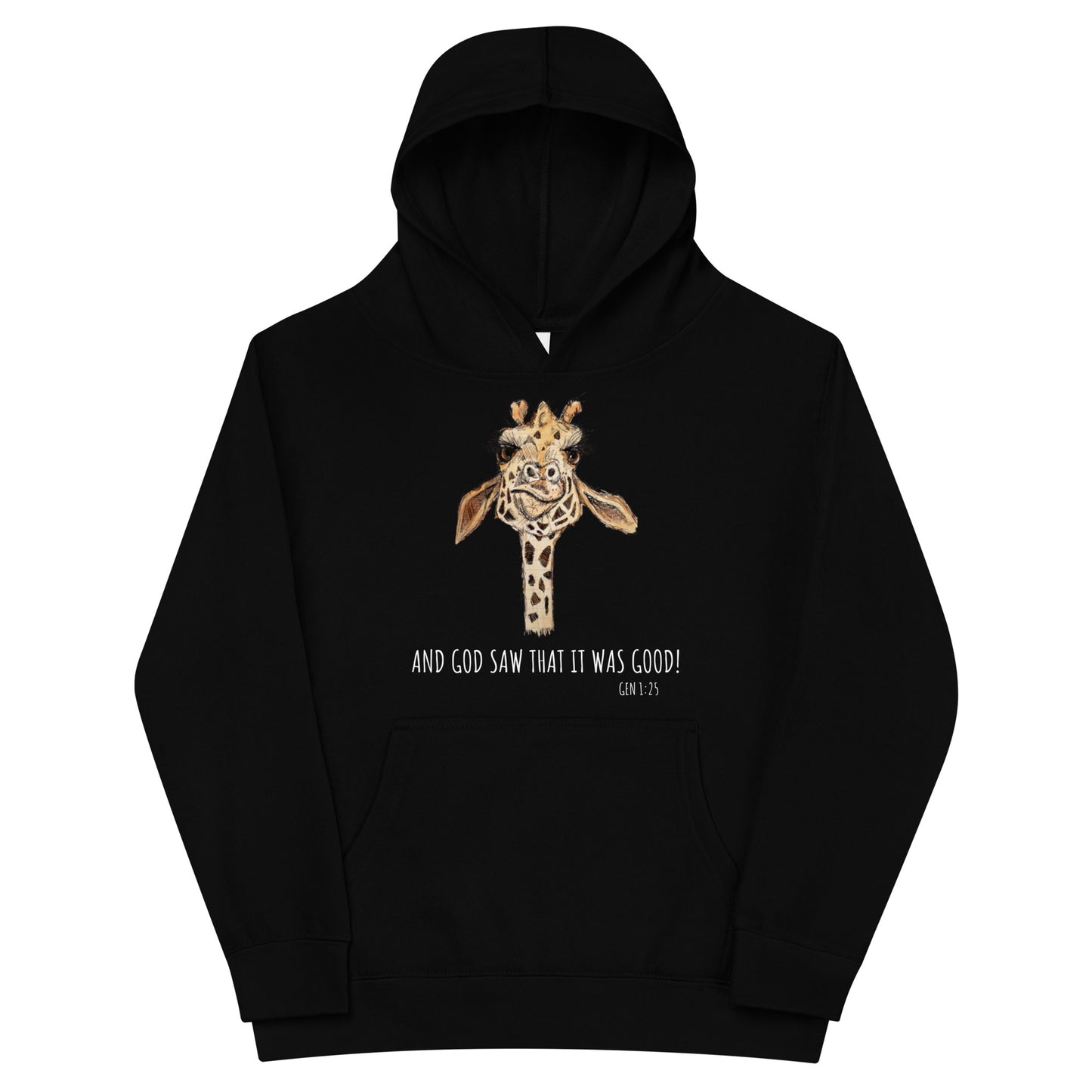 God Said "Giraffe" Kids fleece hoodie