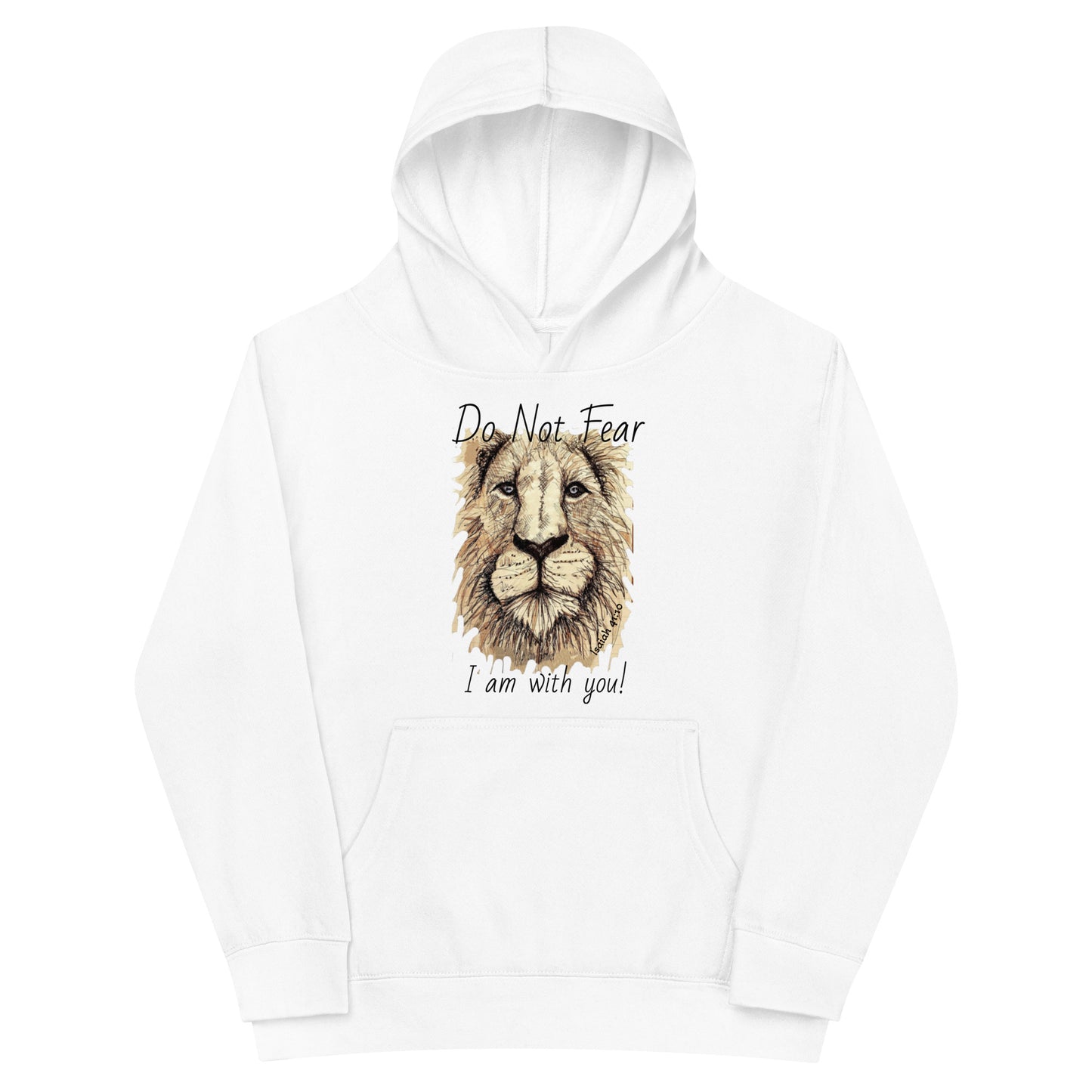 God Said - "Do Not Fear" Kids fleece hoodie