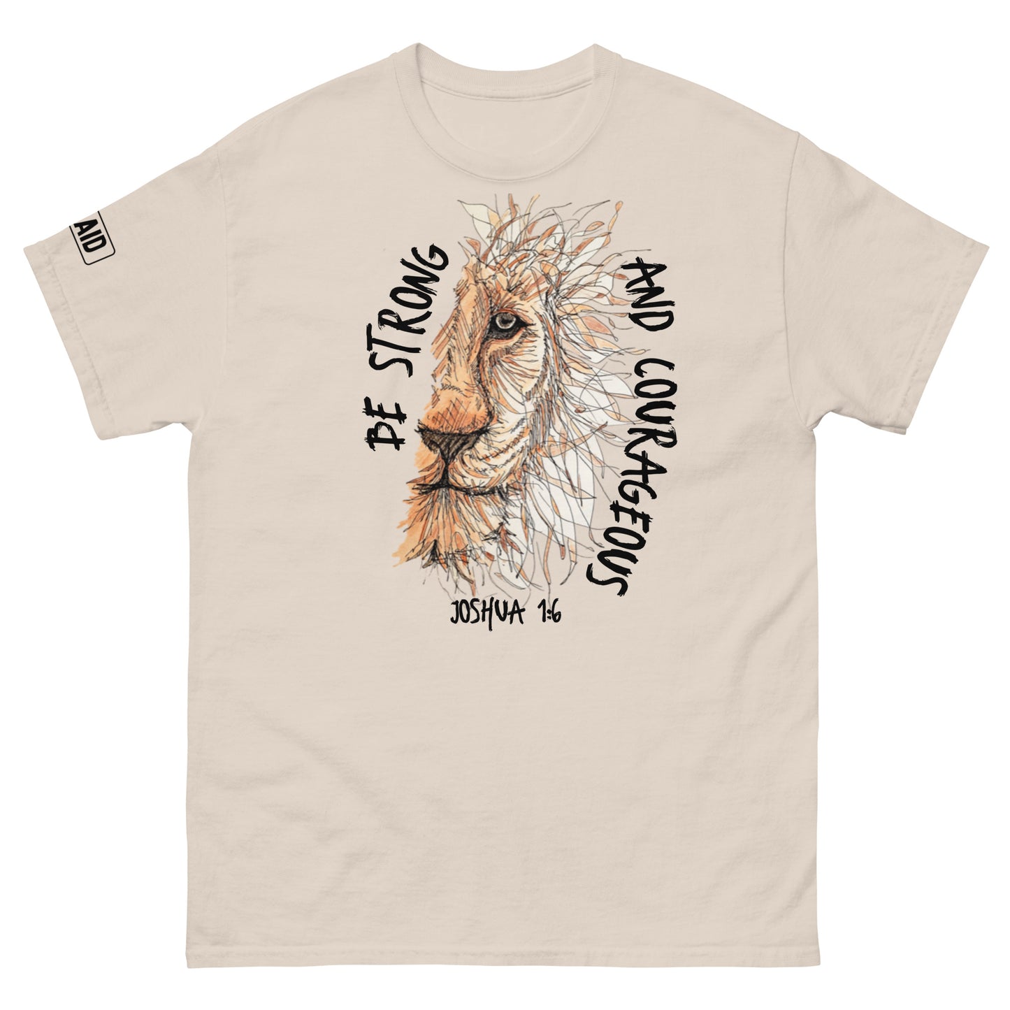 God Said "Be Strong and Courageous" Men's classic tee