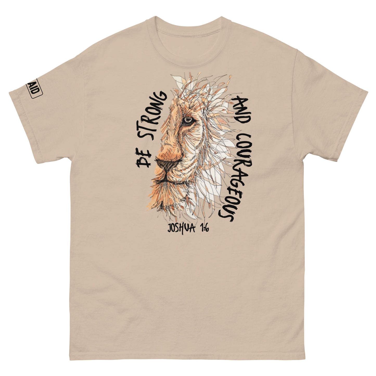 God Said "Be Strong and Courageous" Men's classic tee