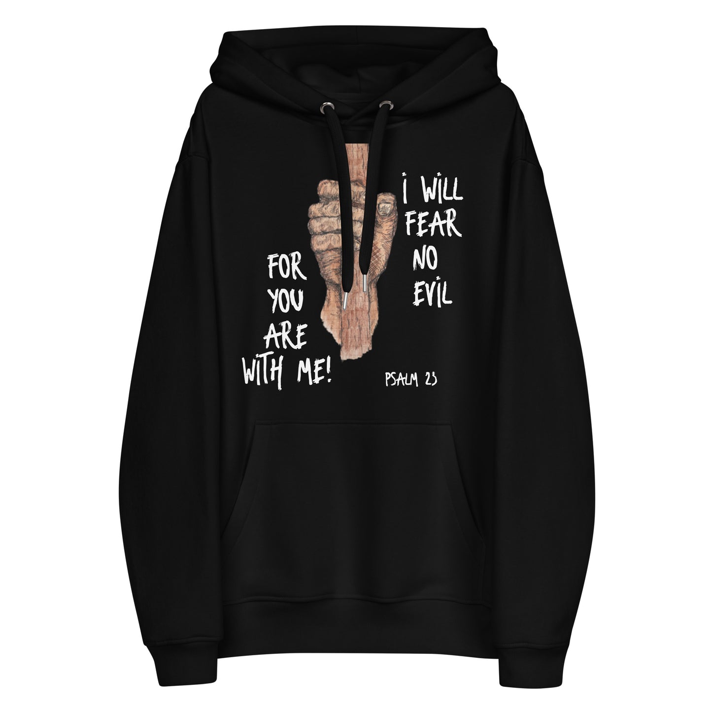 God Said "Fear No Evil" Premium eco hoodie