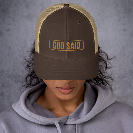 "God Said" Trucker Cap