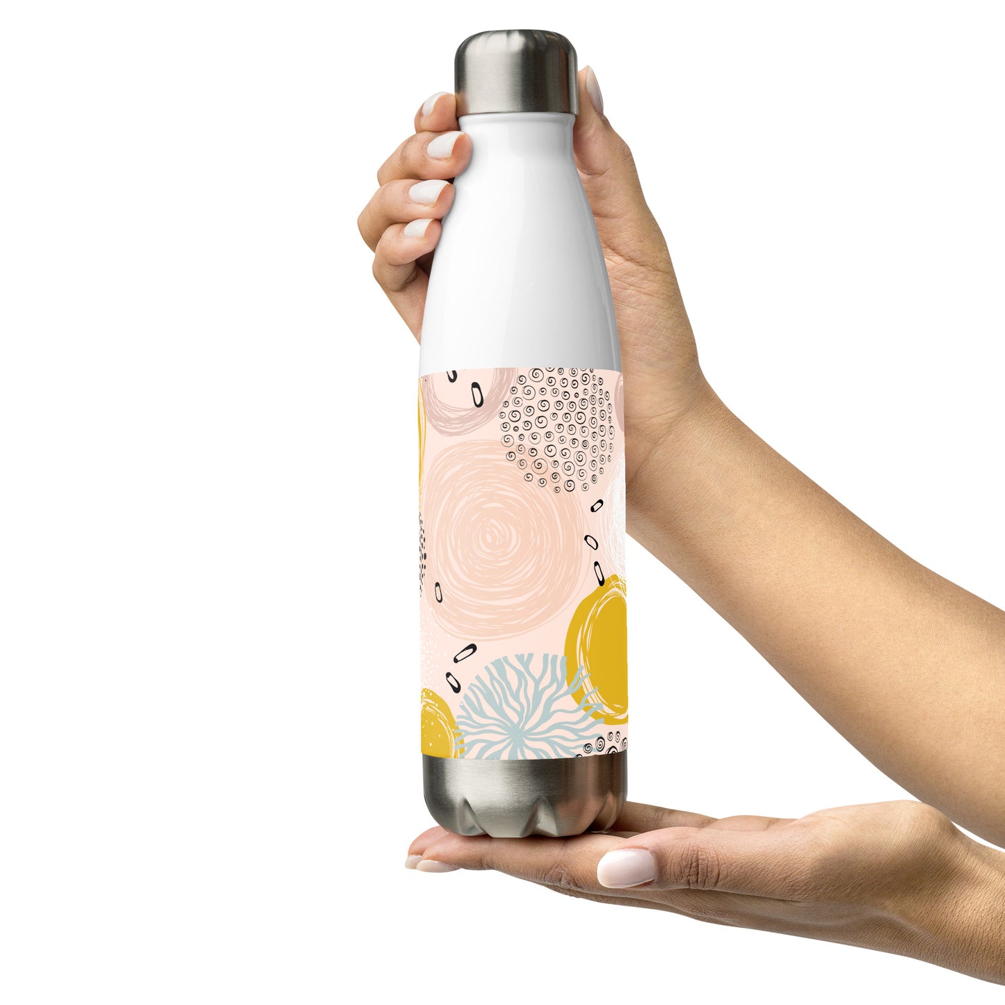 God Said "Proverbs 3:5-6 Stainless steel water bottle
