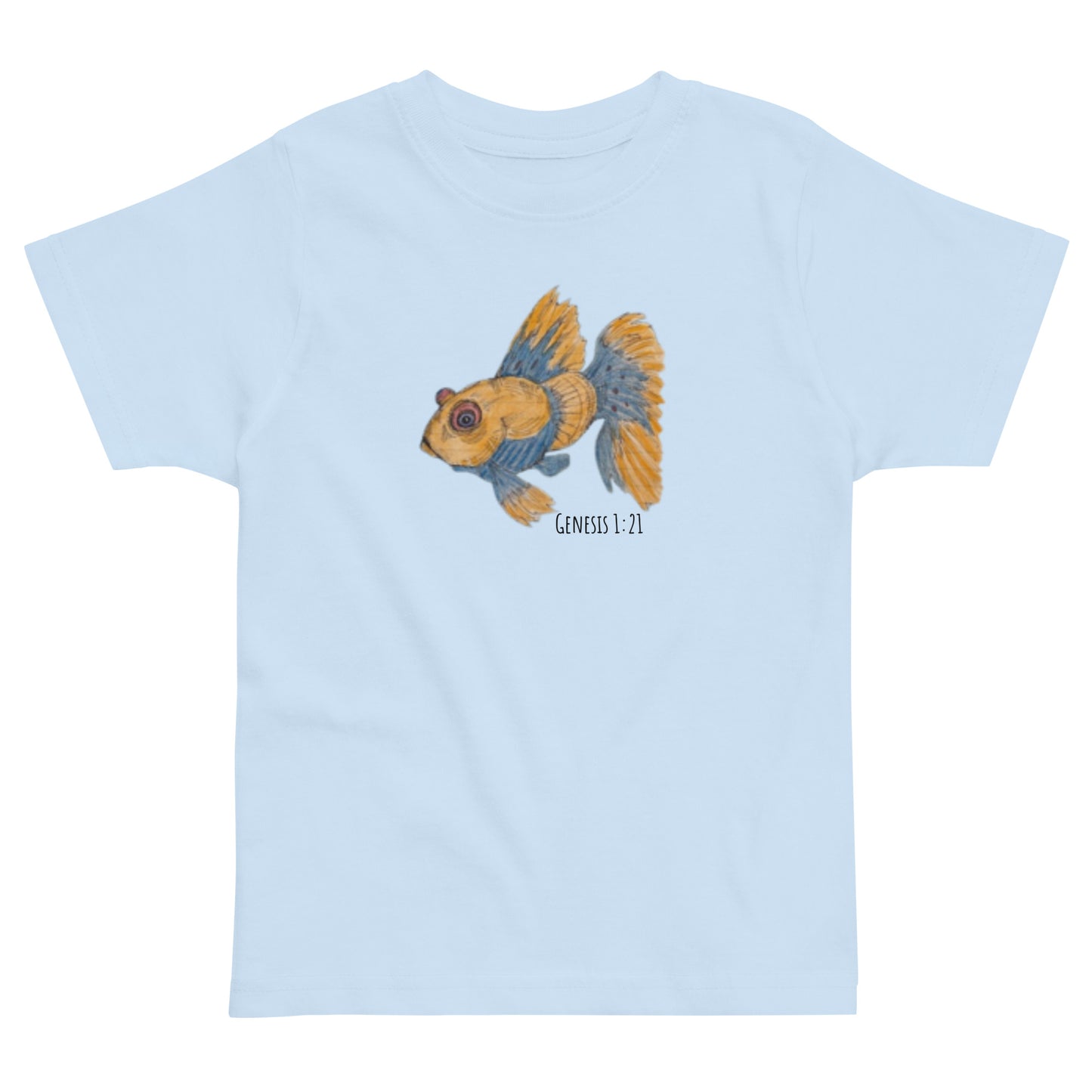 God Said" Goldfish" Toddler jersey t-shirt