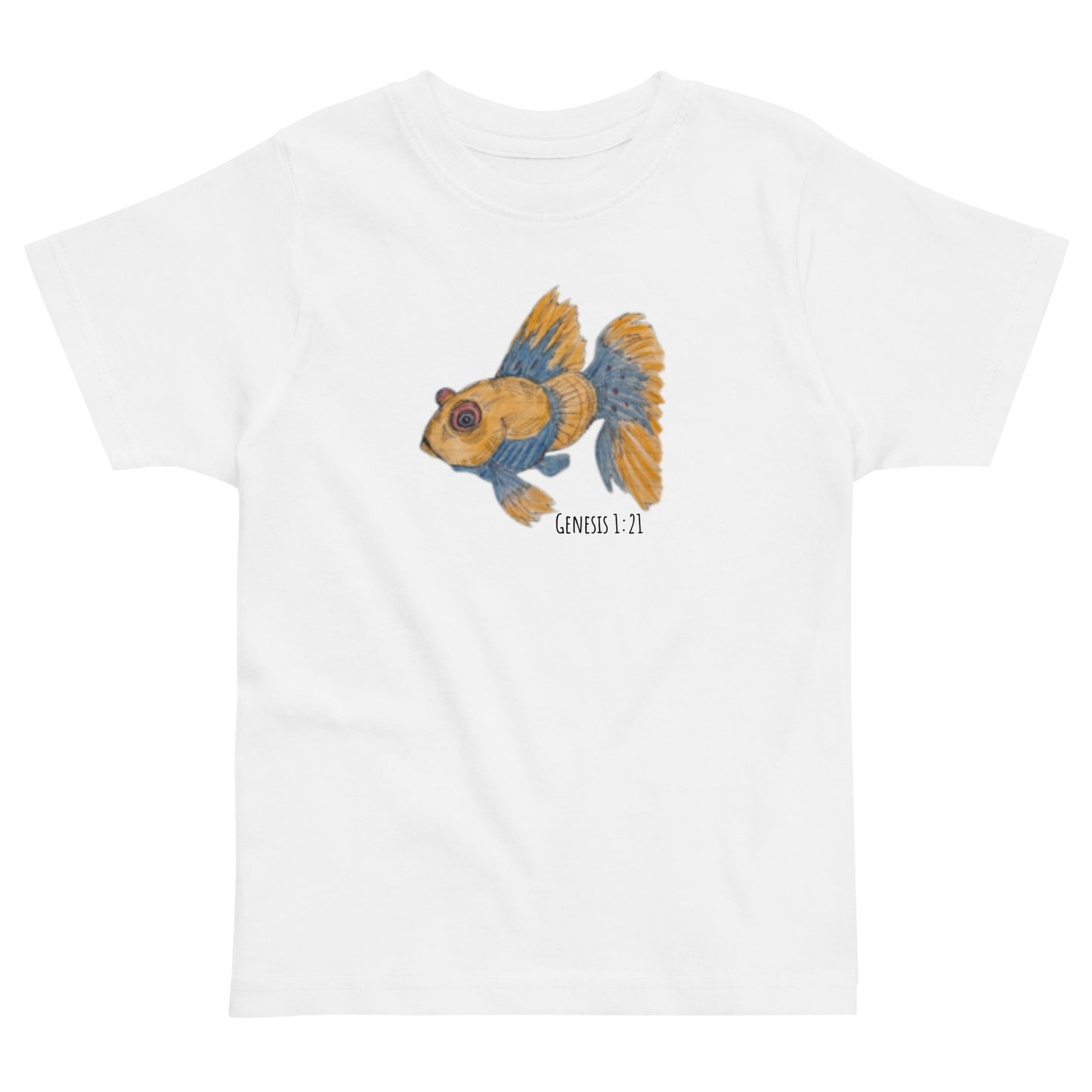 God Said" Goldfish" Toddler jersey t-shirt