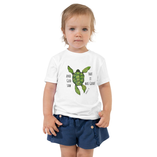 Genesis Collection Sea Turtle- Toddler Short Sleeve Tee