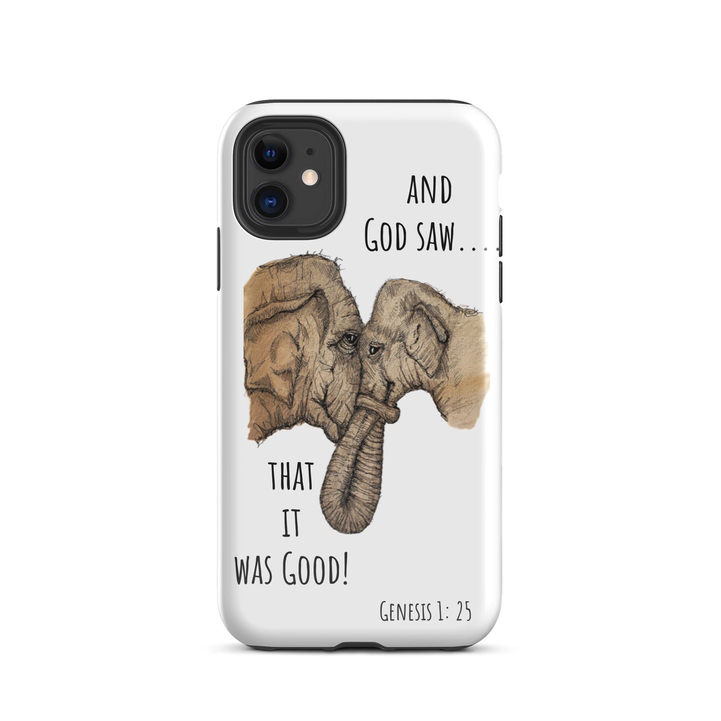 God Said Elephants- Tough Case for iPhone®