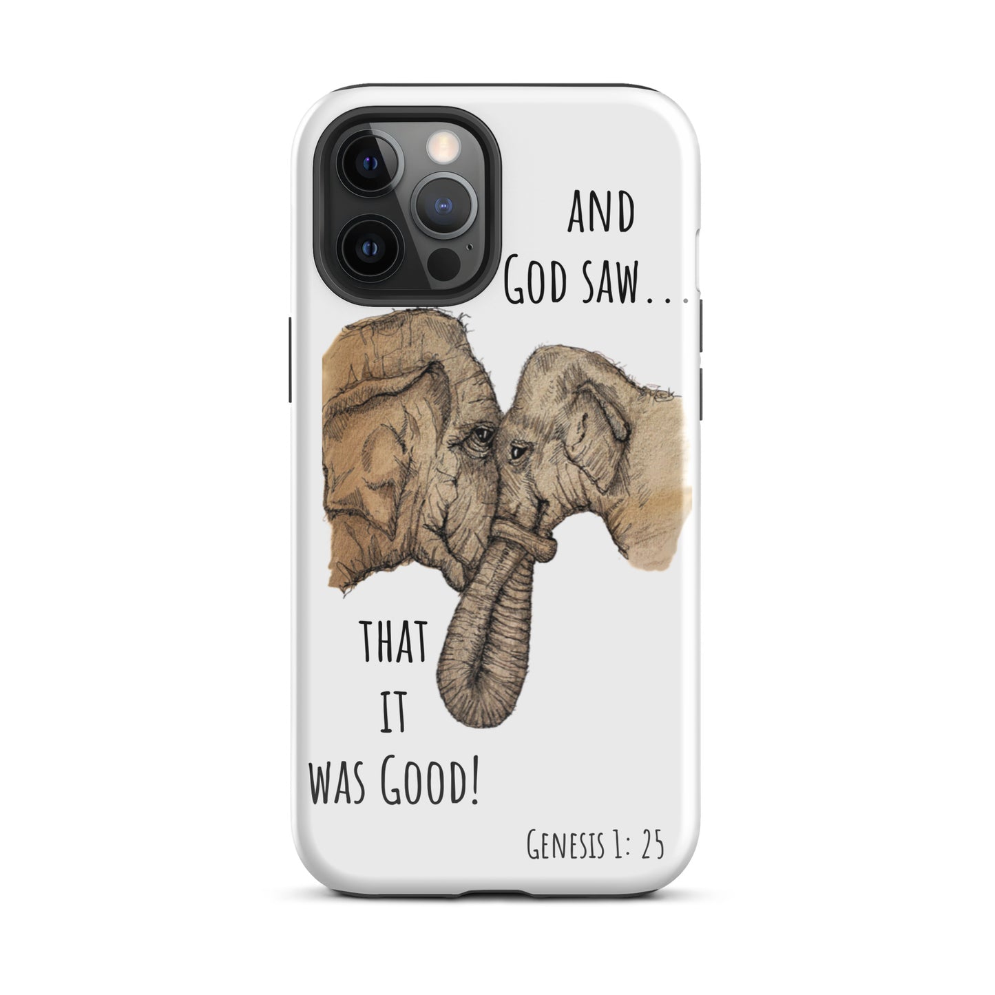 God Said Elephants- Tough Case for iPhone®