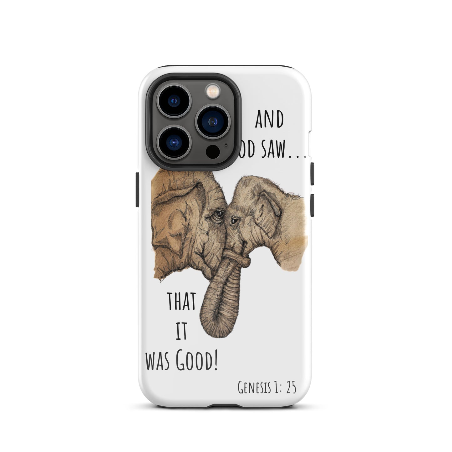 God Said Elephants- Tough Case for iPhone®