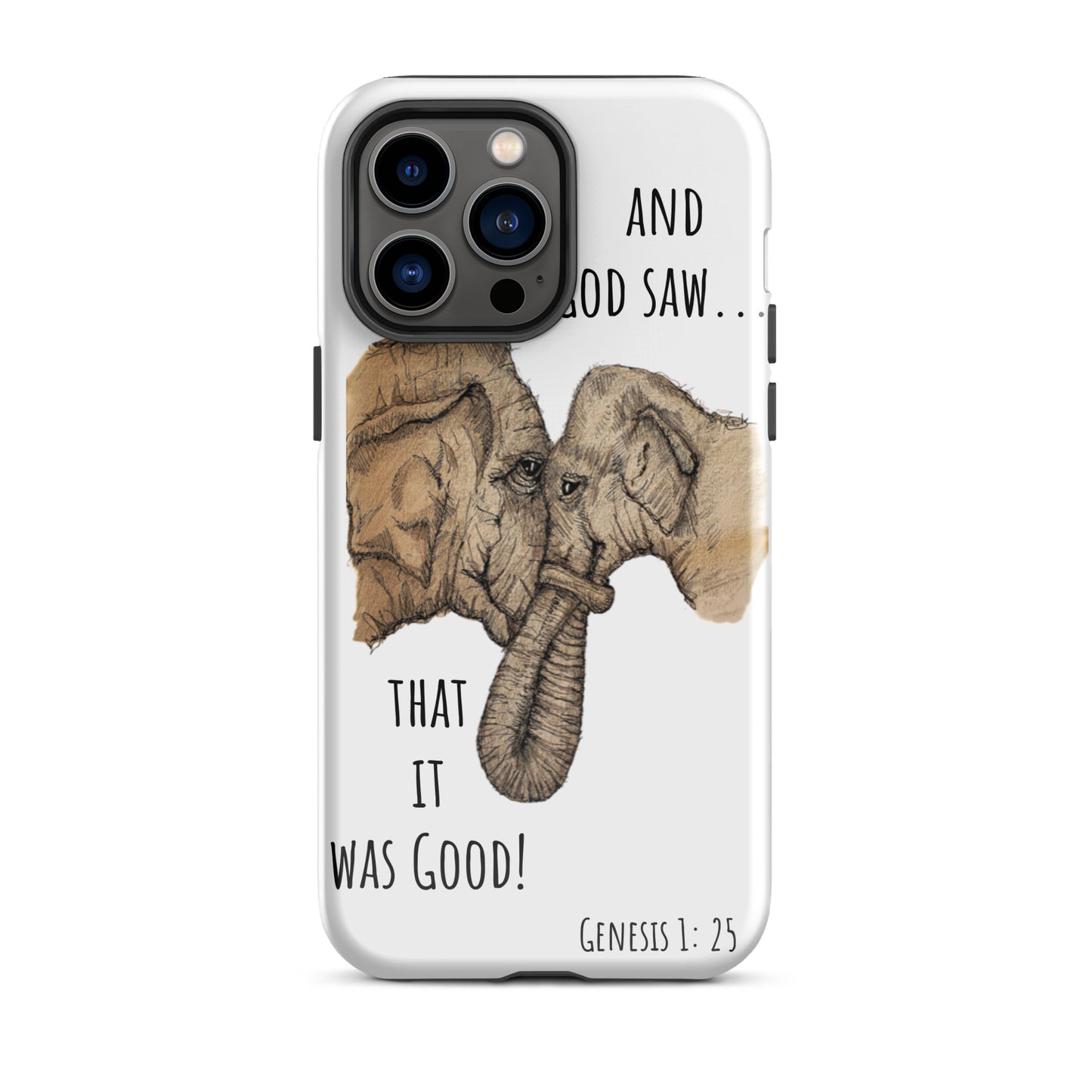 God Said Elephants- Tough Case for iPhone®