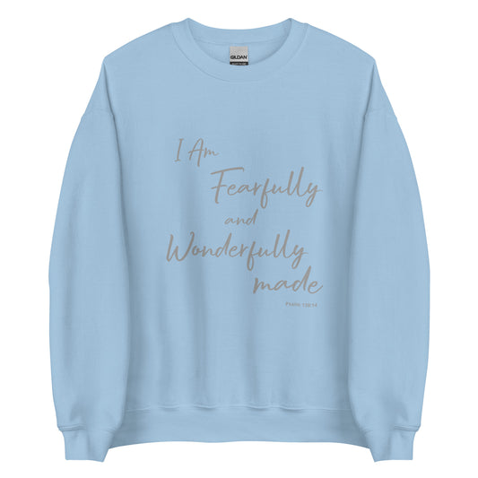 God Said - "Fearfully and Wonderfully Made" Unisex Sweatshirt