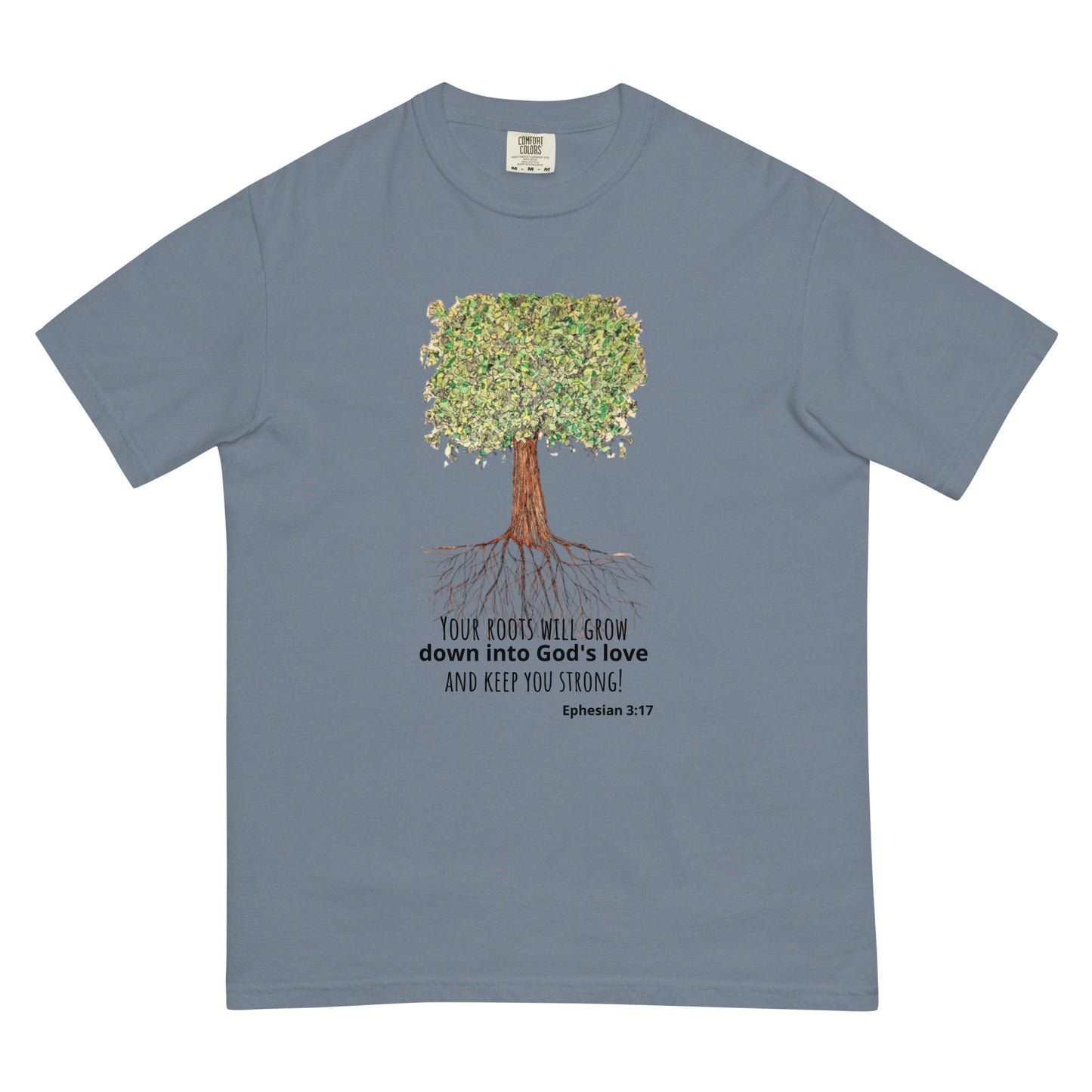 God Said "Roots will Grow" Unisex garment-dyed heavyweight t-shirt