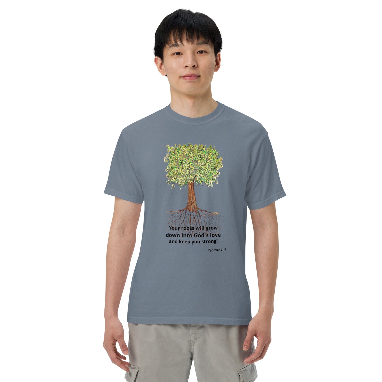 God Said- " Your Roots Grow" Unisex garment-dyed heavyweight t-shirt