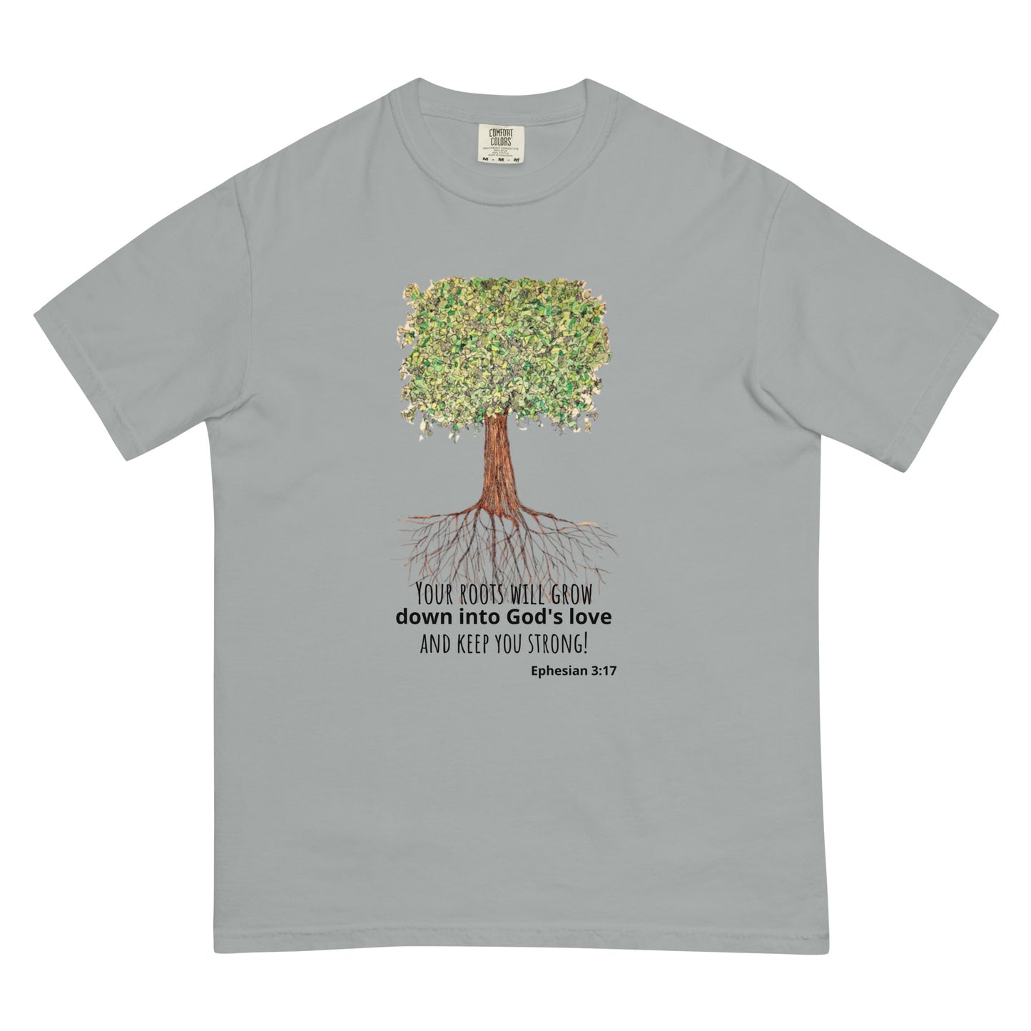 God Said "Roots will Grow" Unisex garment-dyed heavyweight t-shirt