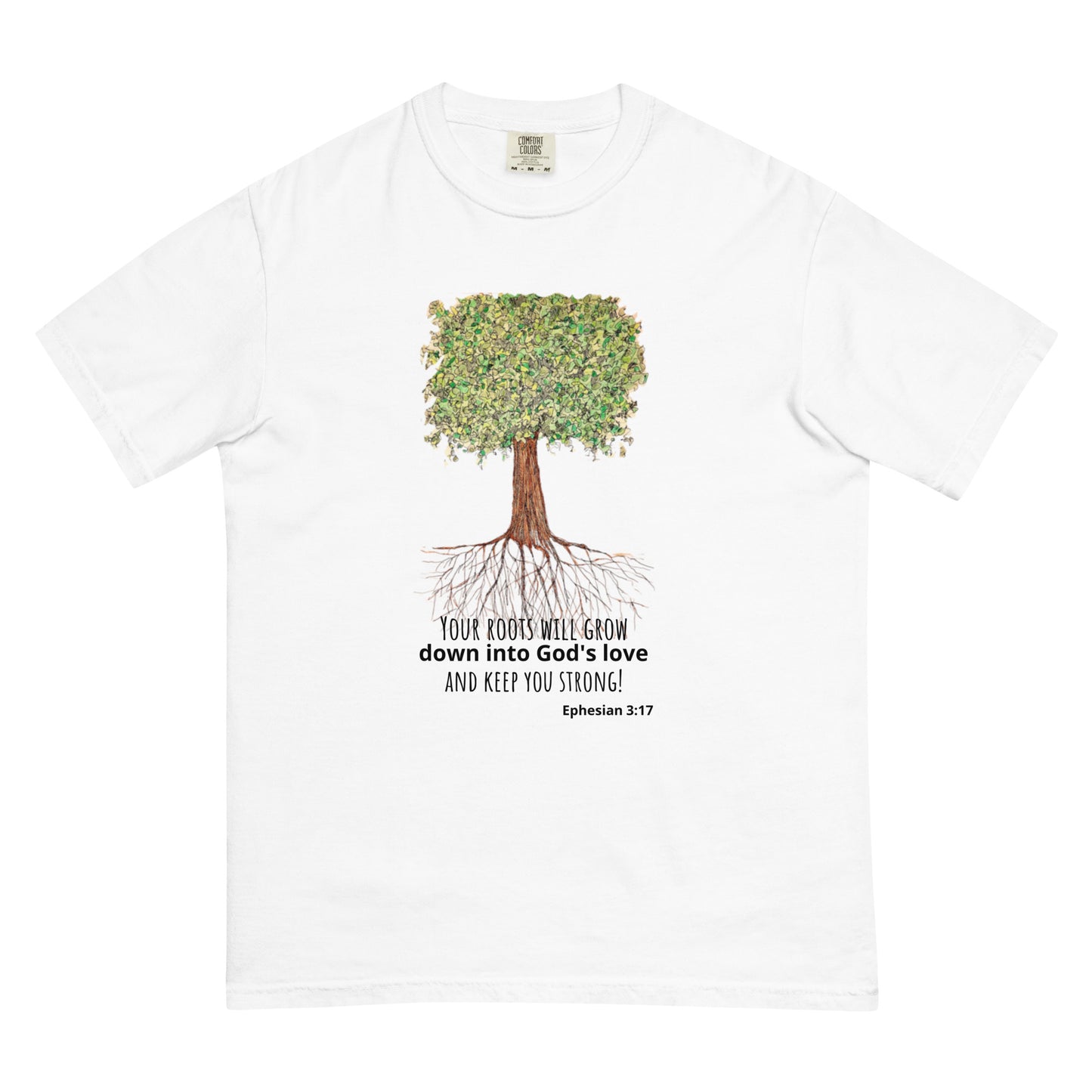 God Said "Roots will Grow" Unisex garment-dyed heavyweight t-shirt