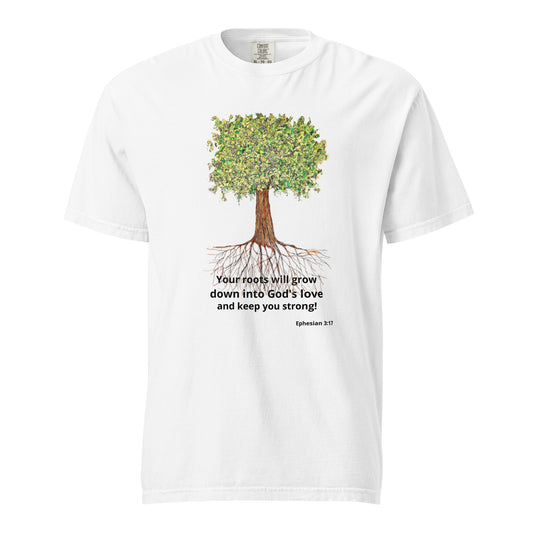 God Said- " Your Roots Grow" Unisex garment-dyed heavyweight t-shirt