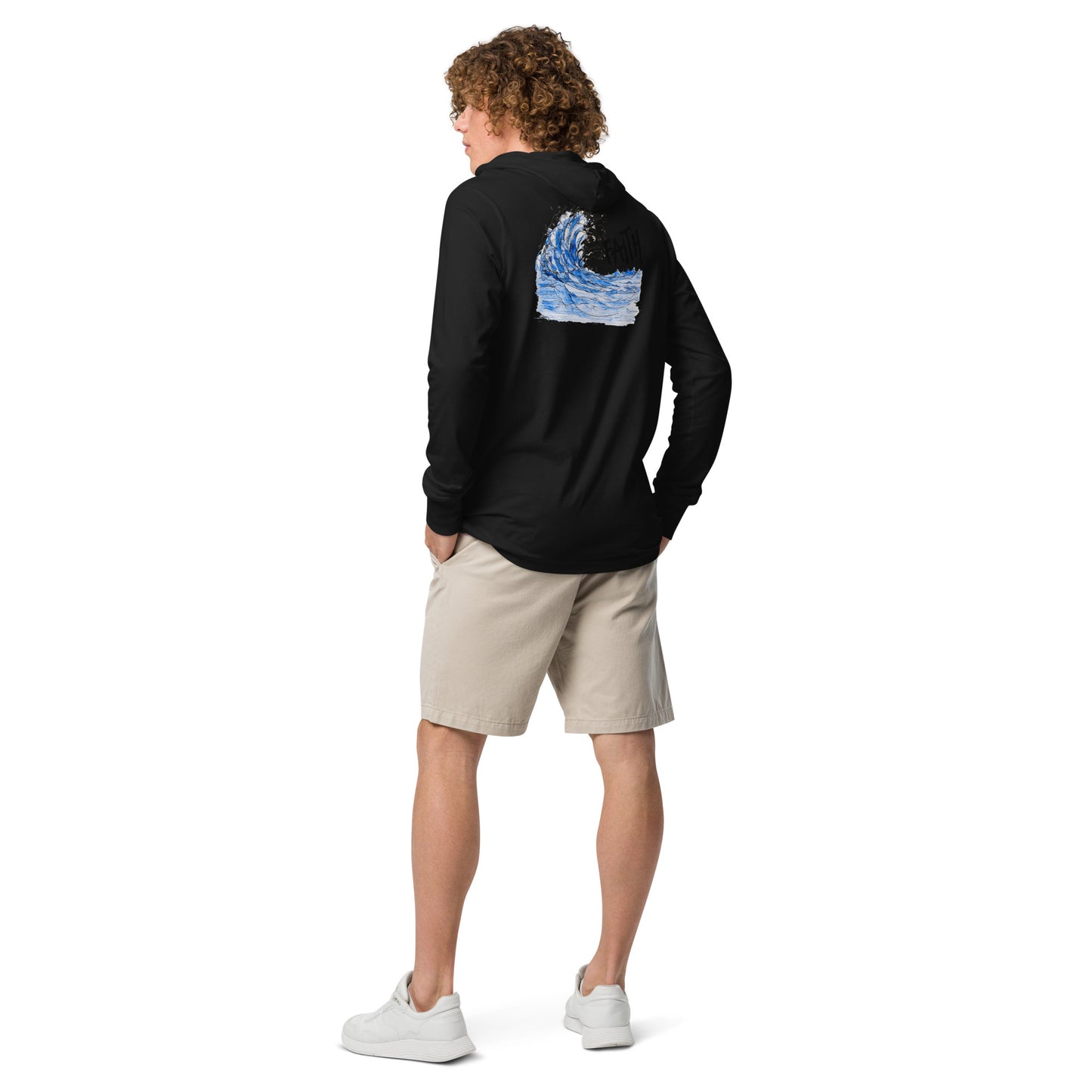 God Said "Faith" Hooded long-sleeve tee