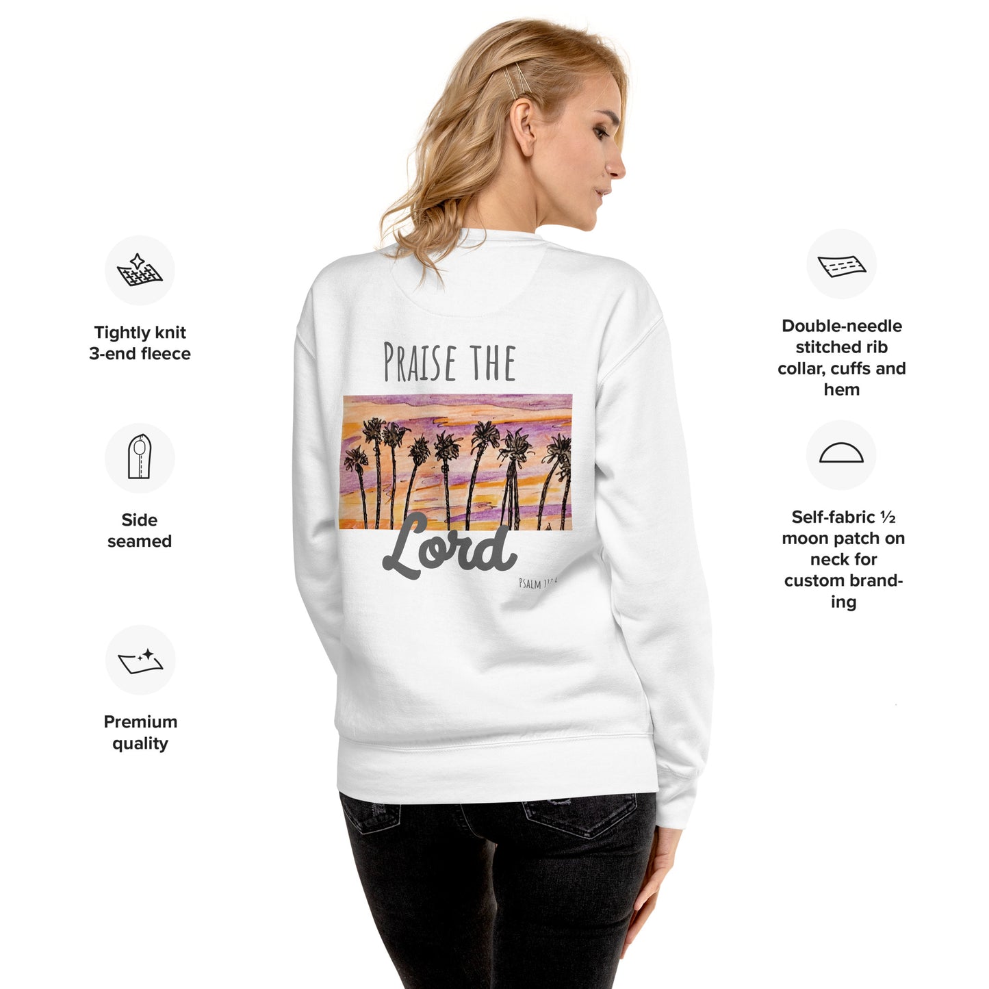 God Said - Praise the Lord Unisex Premium Sweatshirt