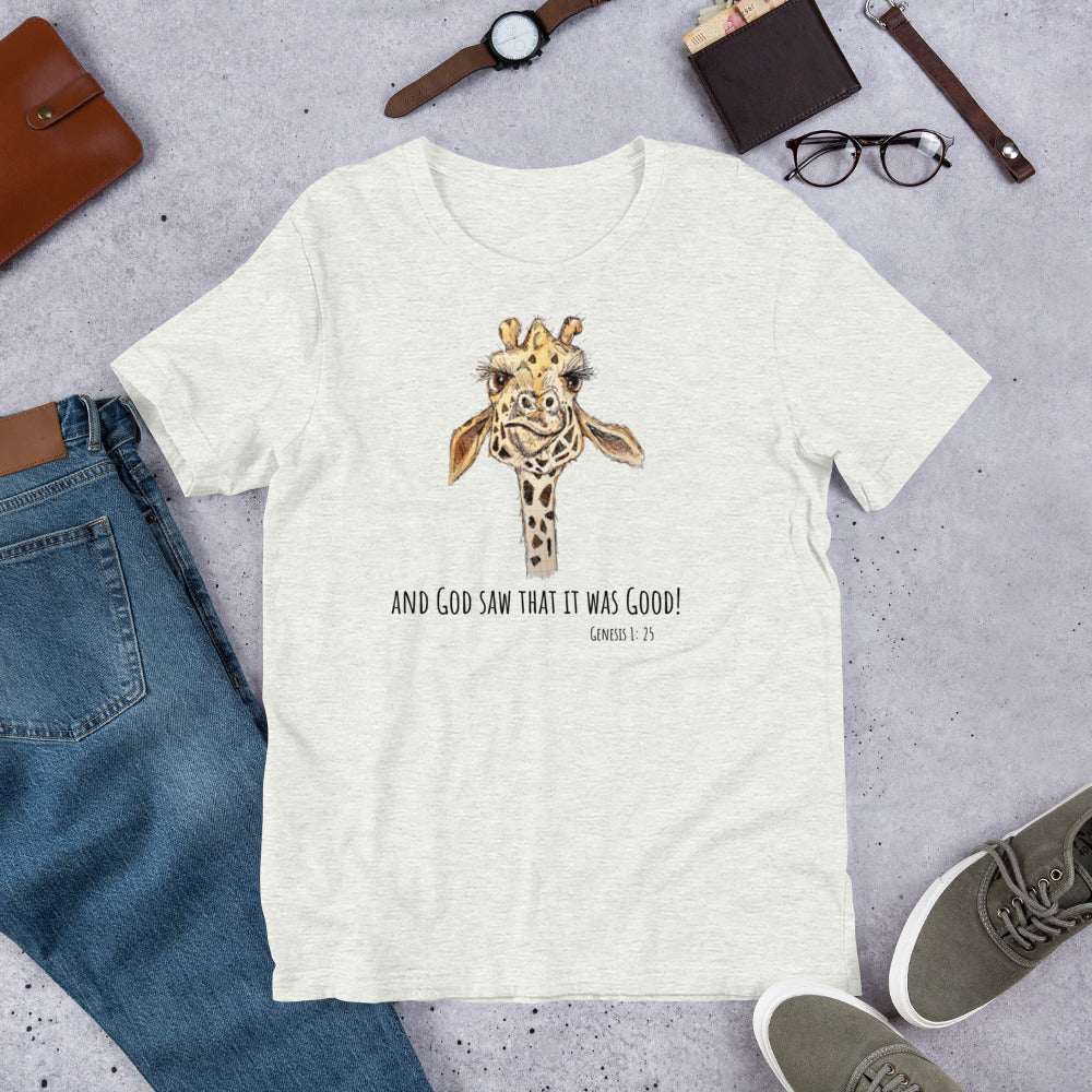 Genesis Collection Giraffe- Unisex t-shirt