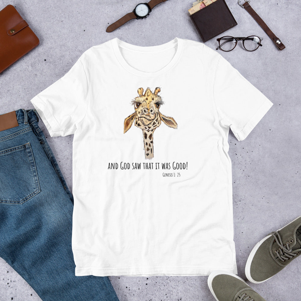 Genesis Collection Giraffe- Unisex t-shirt