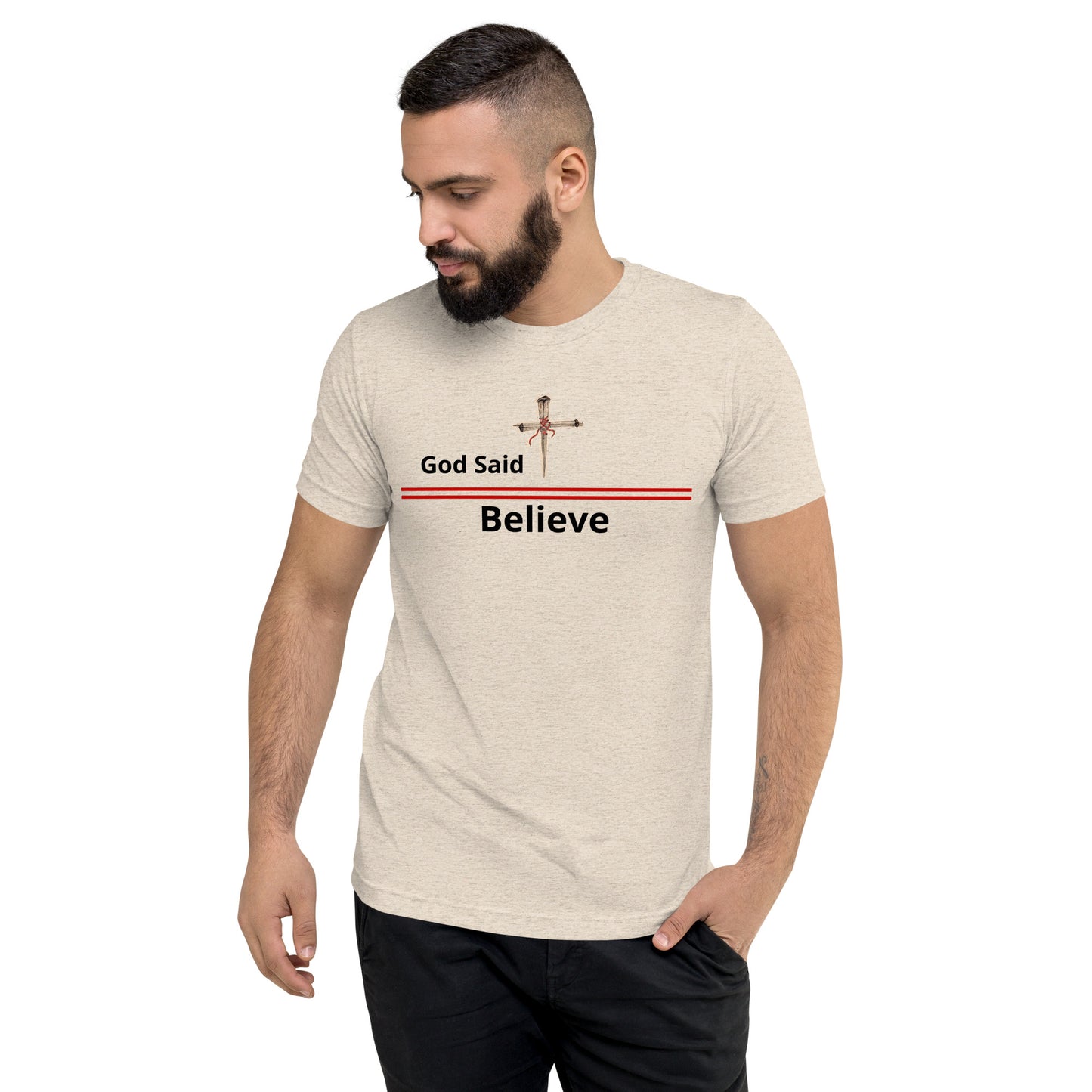 God Said - "Easter Believe" Short Sleeve T-Shirt