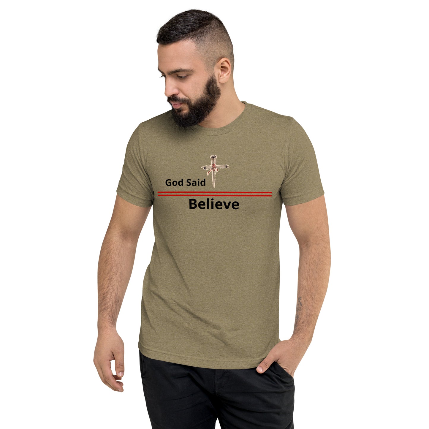 God Said - "Easter Believe" Short Sleeve T-Shirt