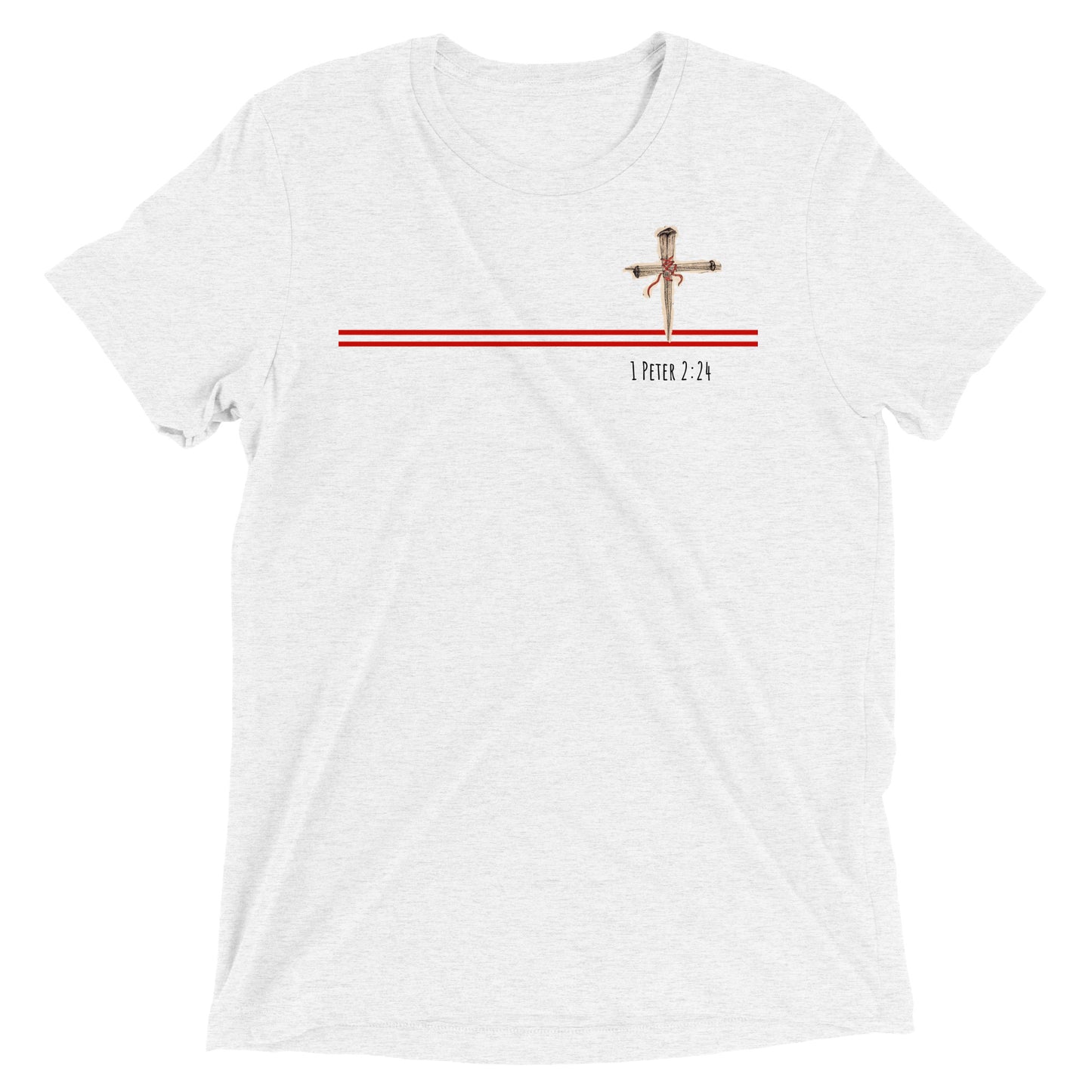 God Said - "By My Wounds you are Healed" Short sleeve t-shirt