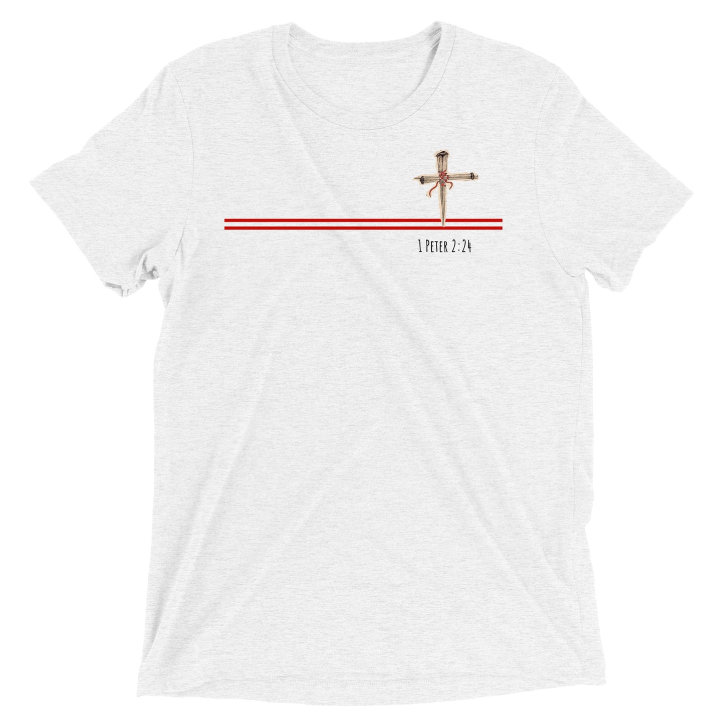 God Said - "By My Wounds you are Healed" Short sleeve t-shirt
