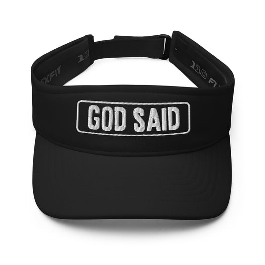 "God Said" Visor