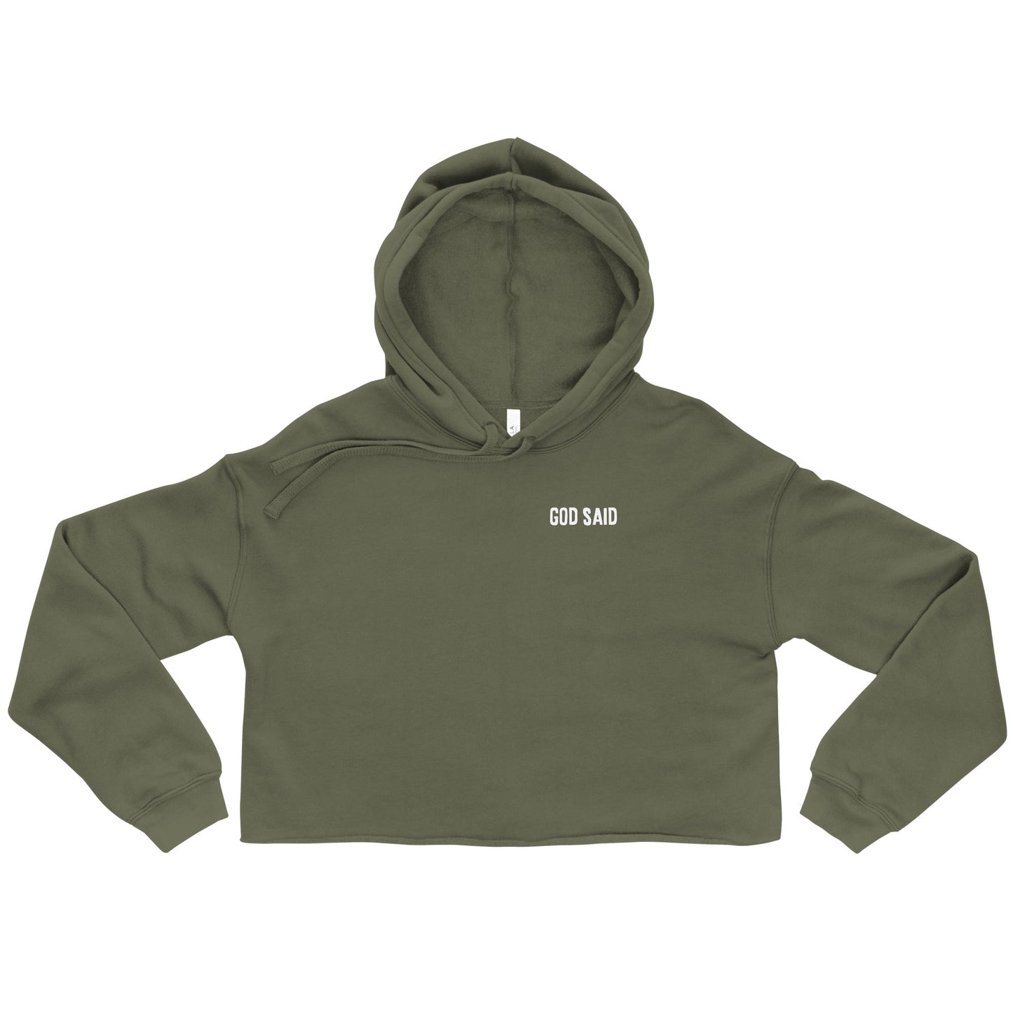 Copy of God Said "Praise the Lord" Crop Hoodie
