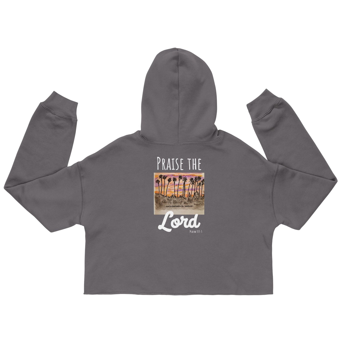 Copy of God Said "Praise the Lord" Crop Hoodie