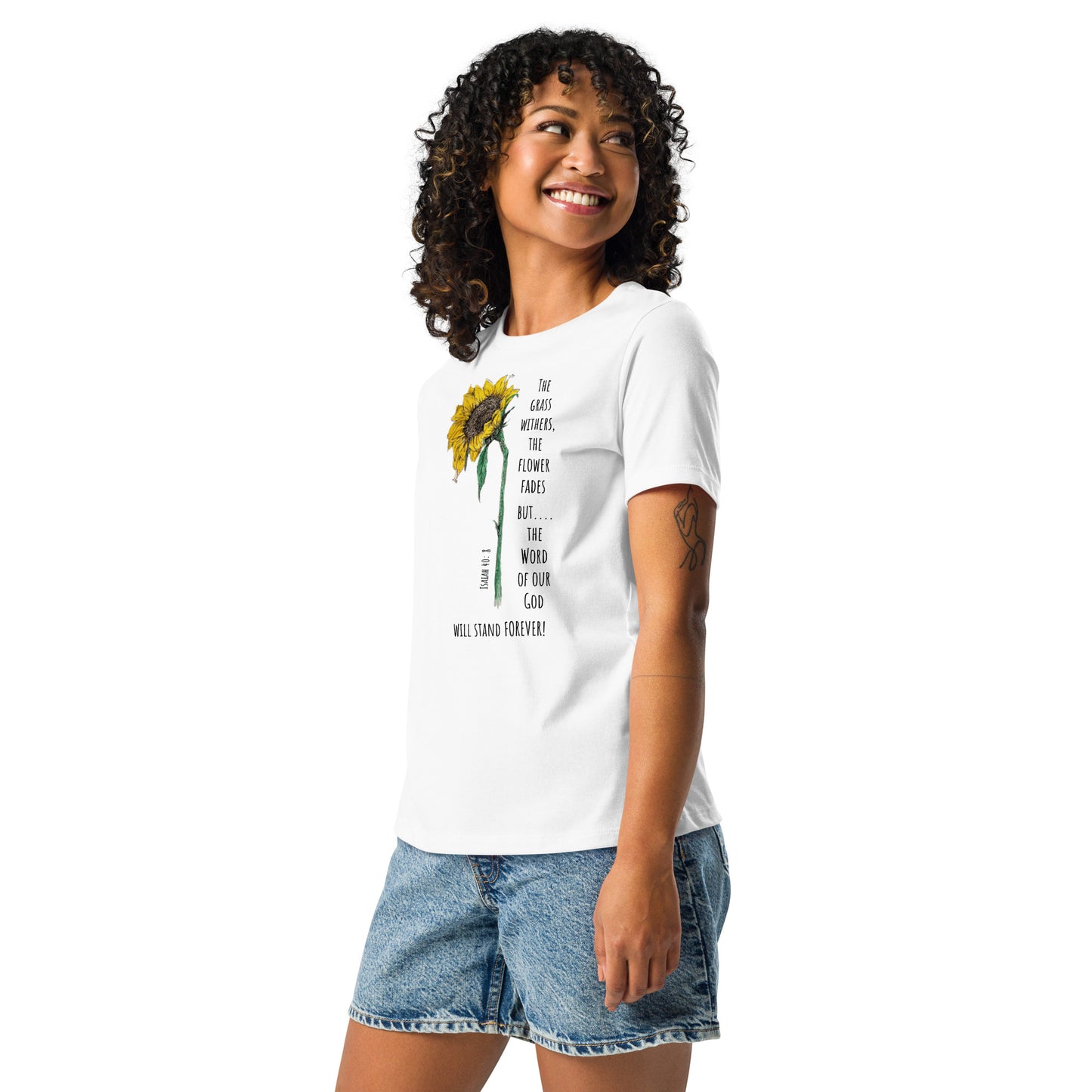 God Said "the Word will stand forever" Women's Relaxed T-Shirt