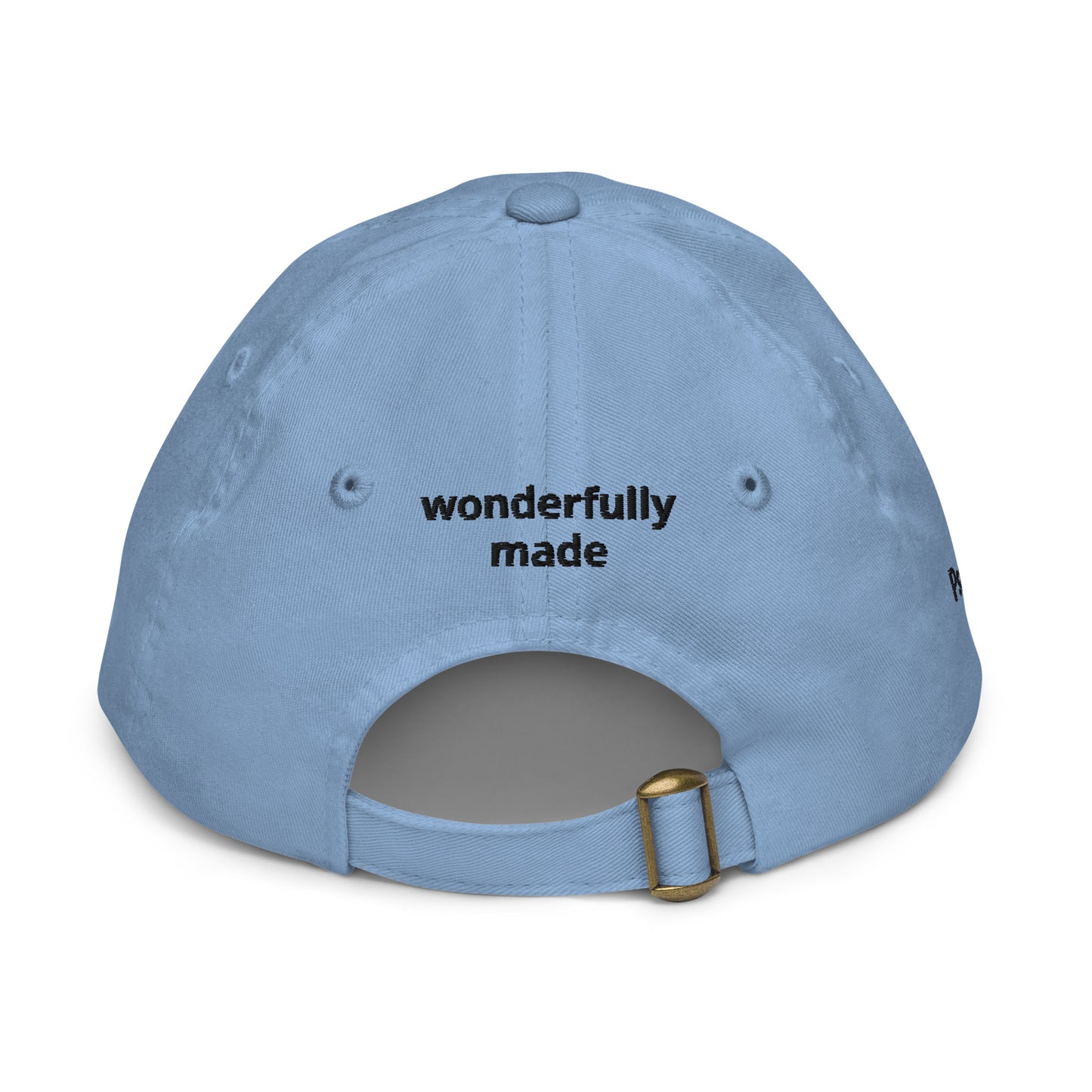 God Said "Wonderfully Made" Youth baseball cap