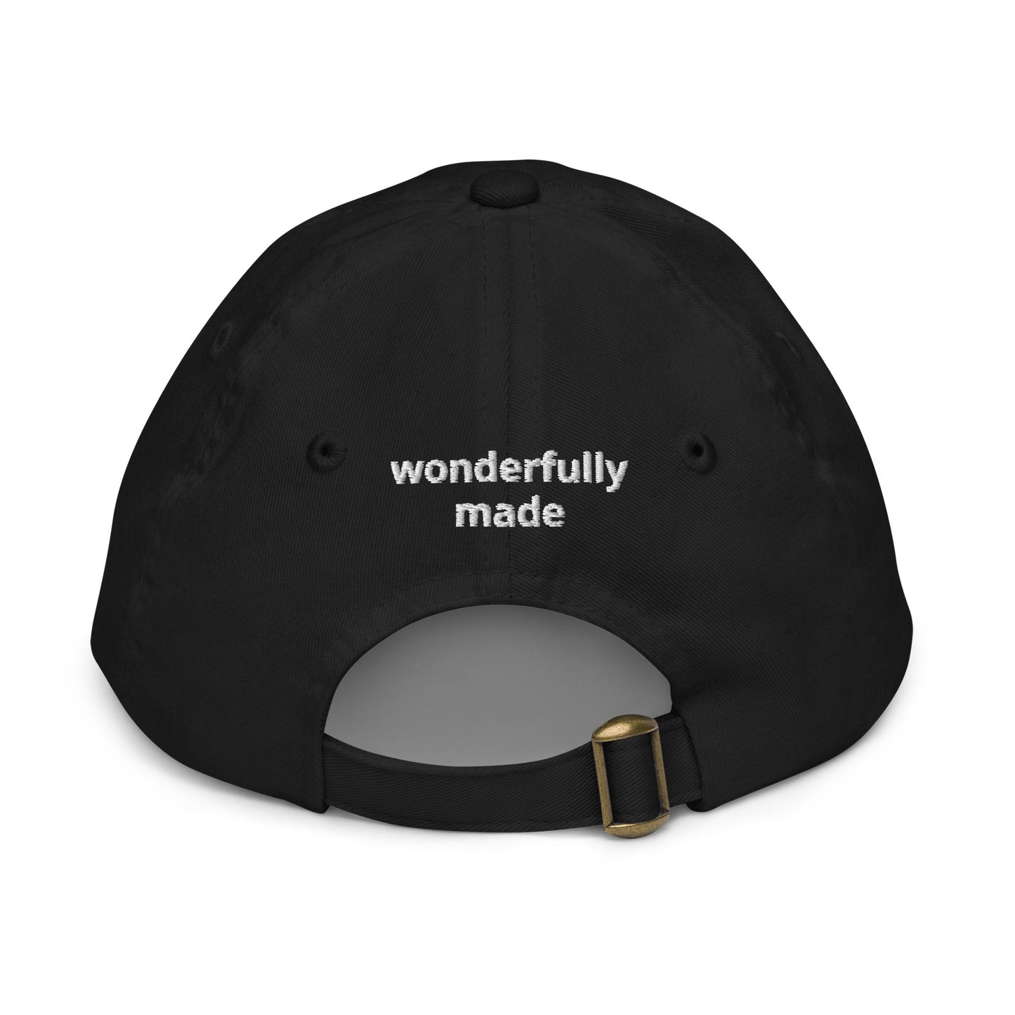God Said "Wonderfully Made" Youth baseball cap