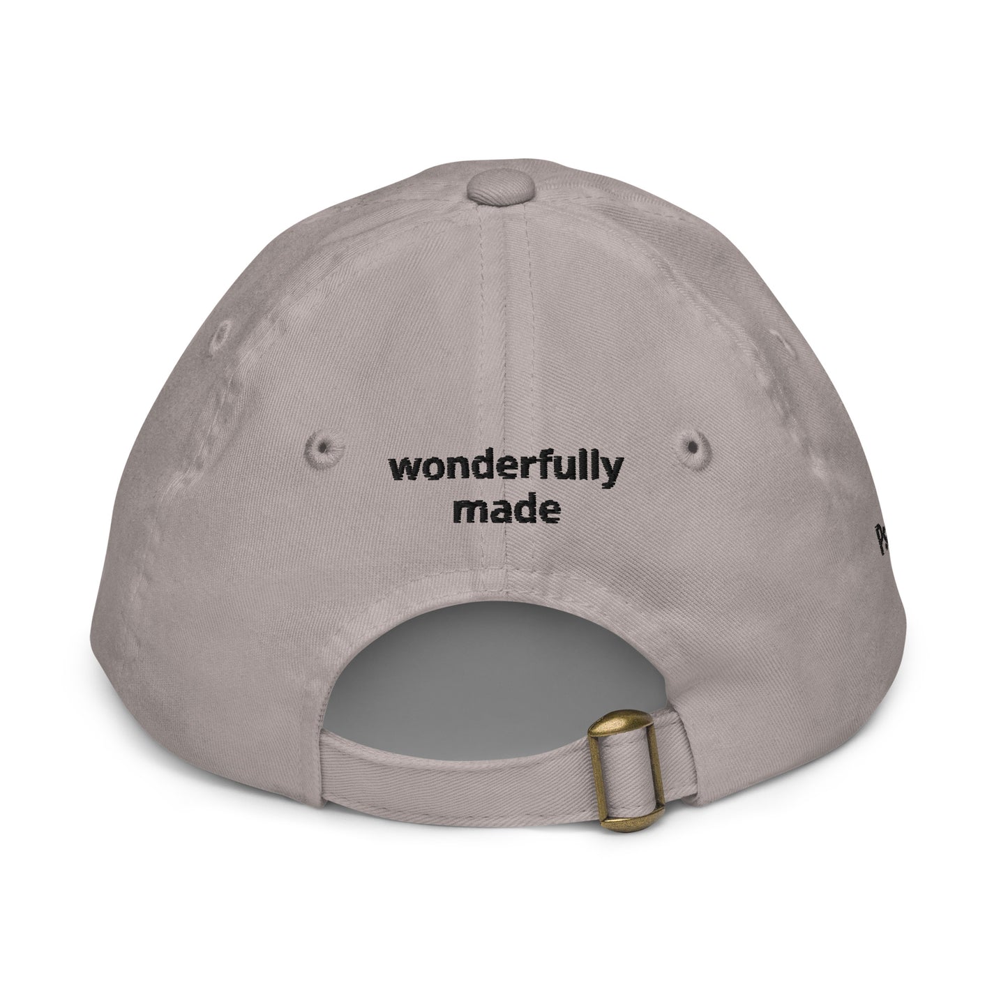 God Said "Wonderfully Made" Youth baseball cap
