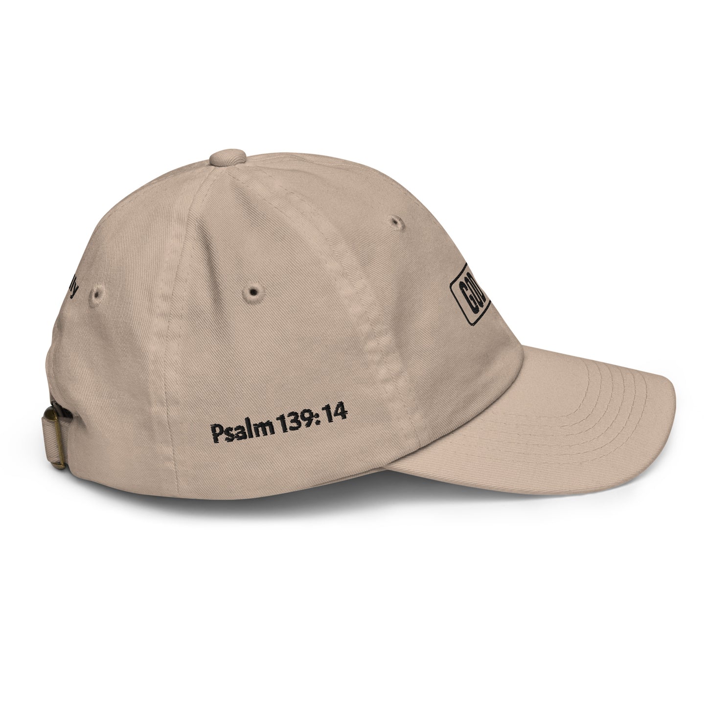 God Said "Wonderfully Made" Youth baseball cap