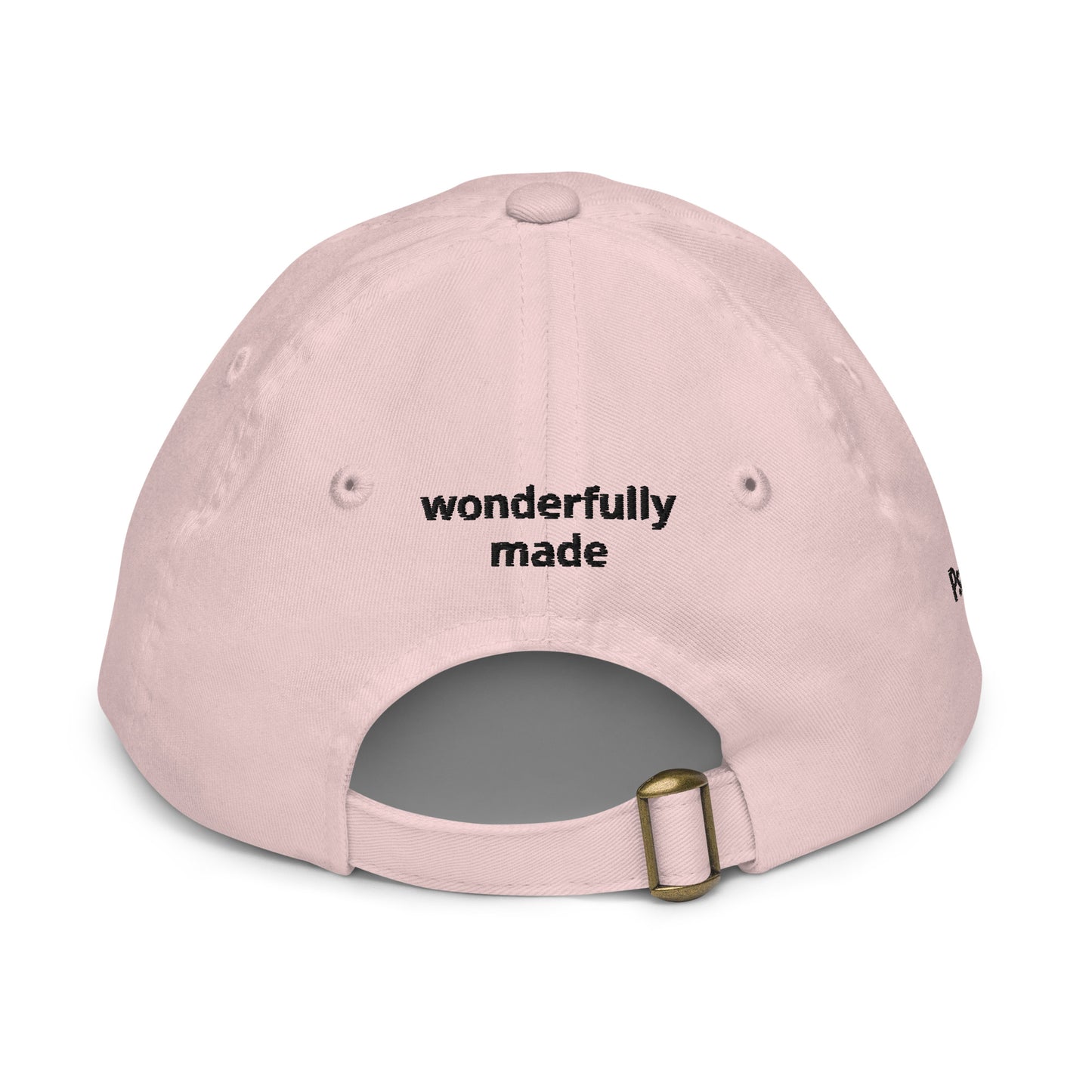 God Said "Wonderfully Made" Youth baseball cap