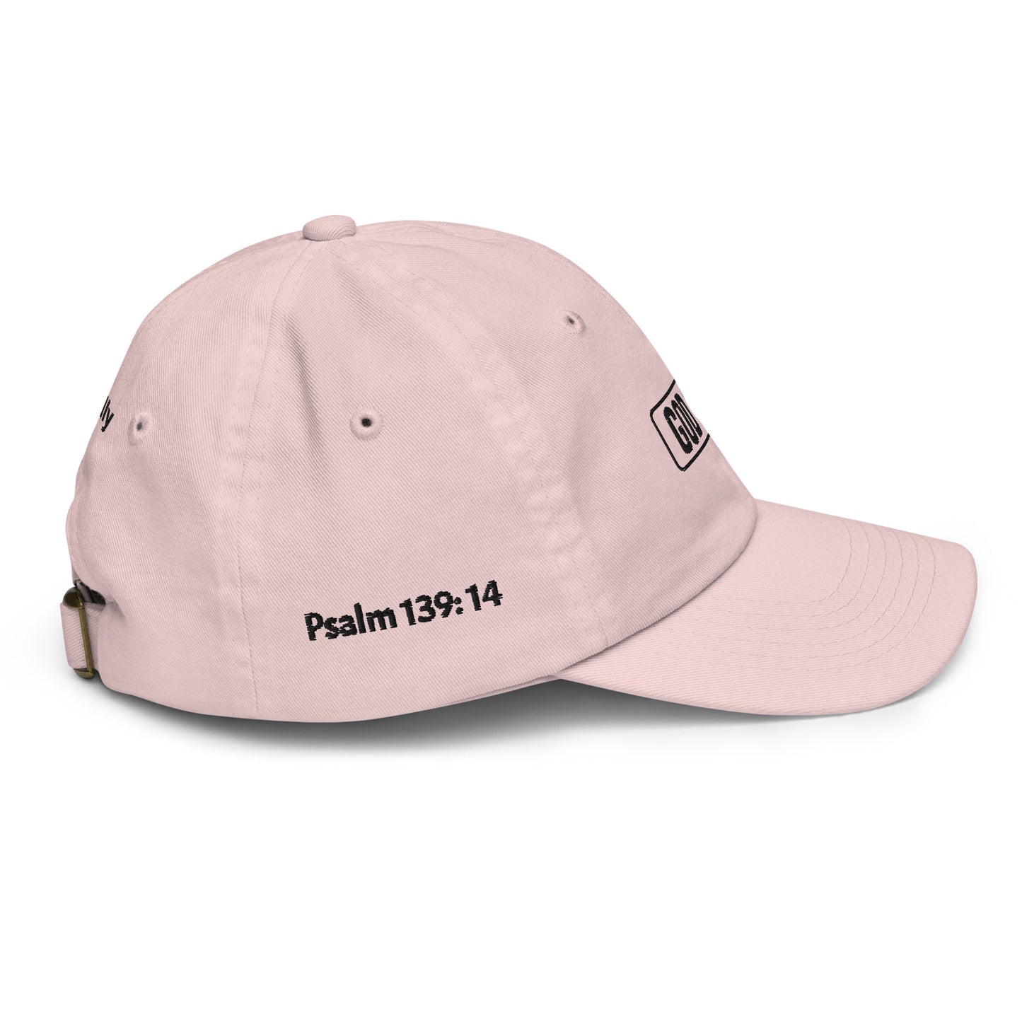 God Said "Wonderfully Made" Youth baseball cap